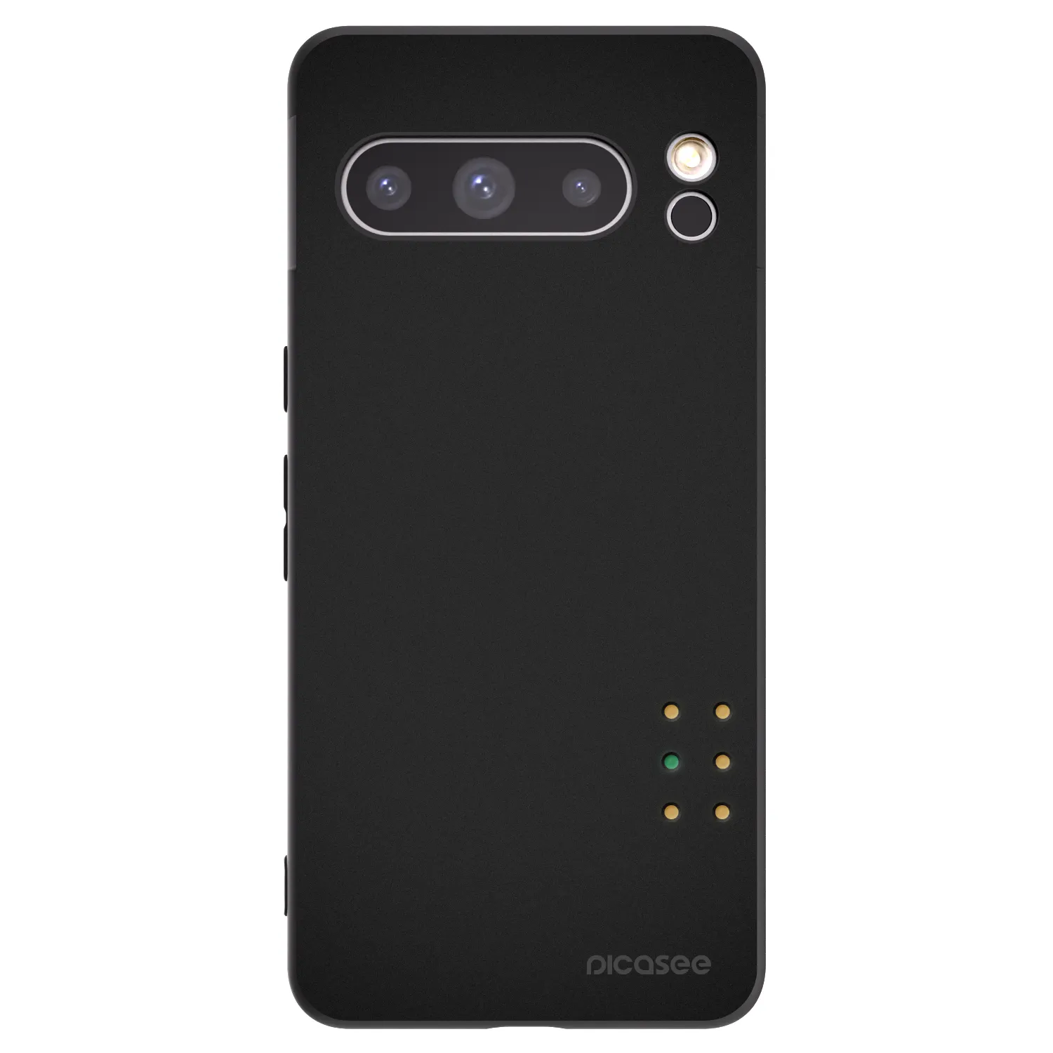 Picasee silikonowe czarne etui na Google Pixel 8 Pro - Pulse