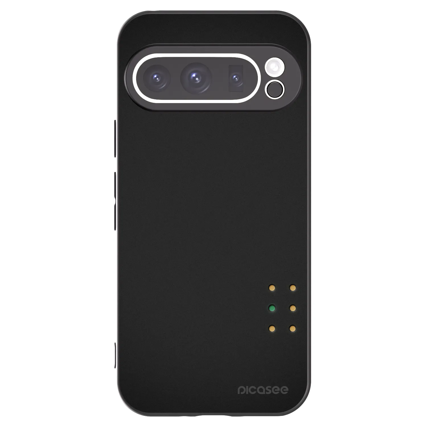 Picasee silikonowe czarne etui na Google Pixel 9 Pro - Pulse