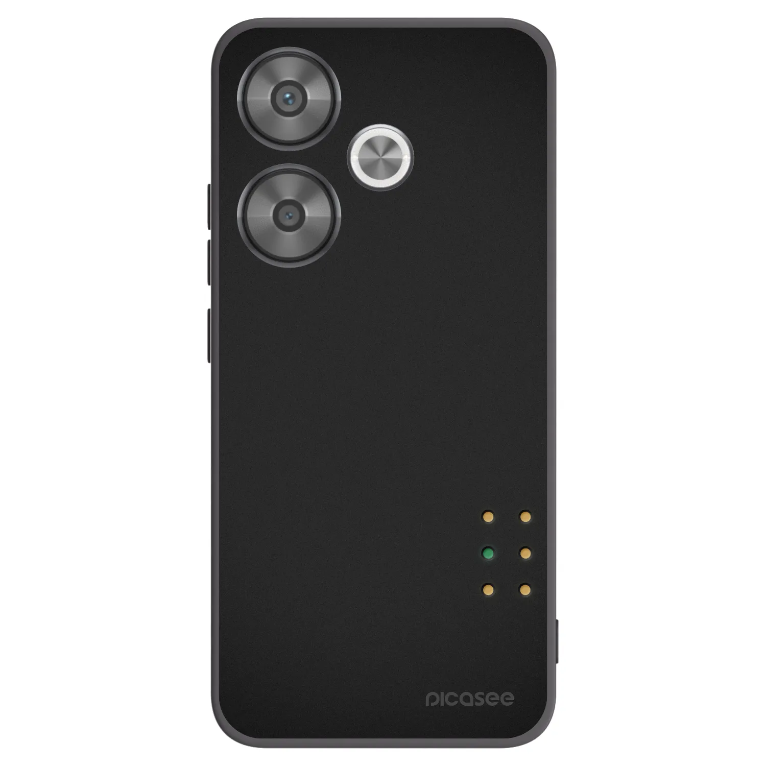 Picasee silikonowe czarne etui na Xiaomi Poco F6 - Pulse