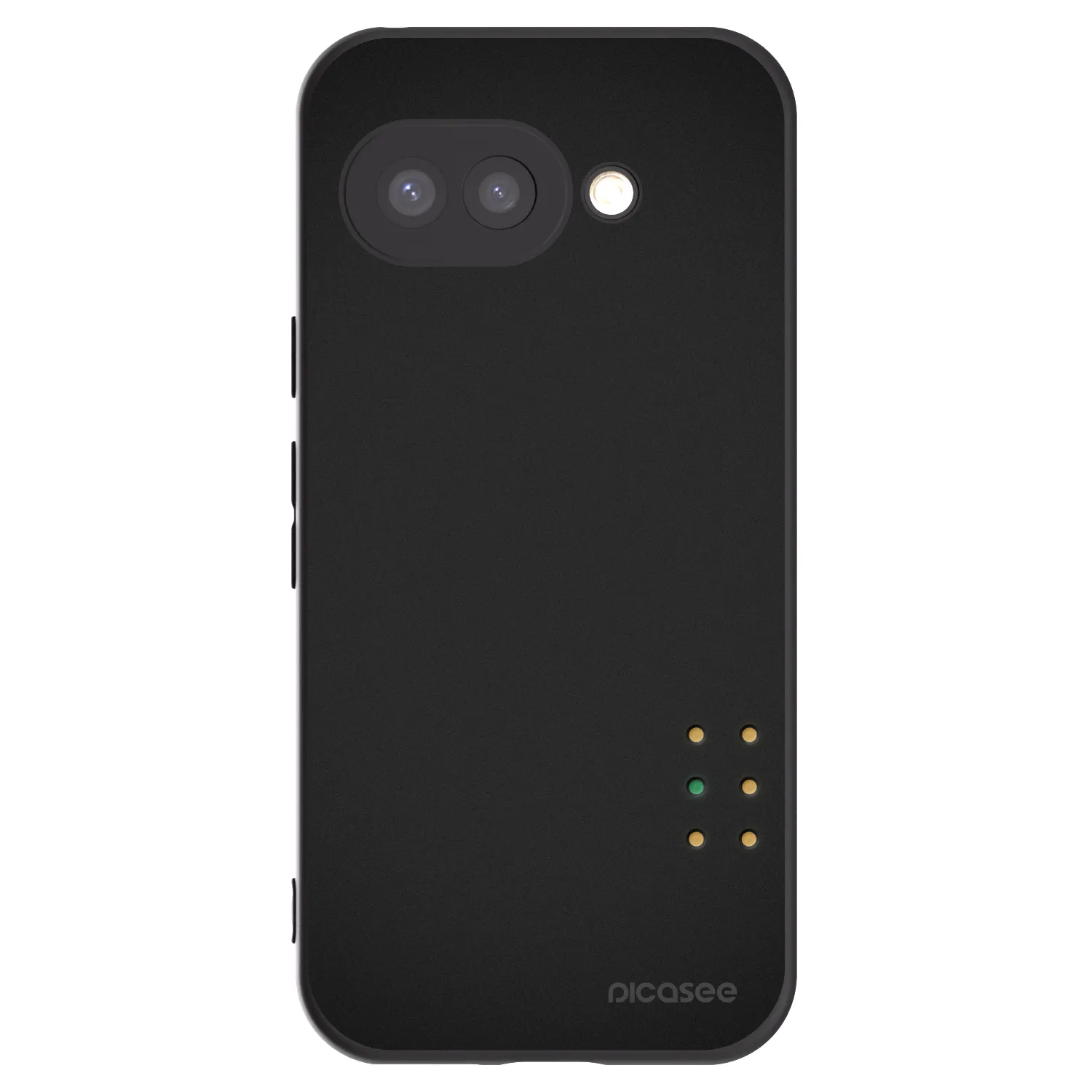 Picasee silikonowe czarne etui na Google Pixel 9a - Pulse