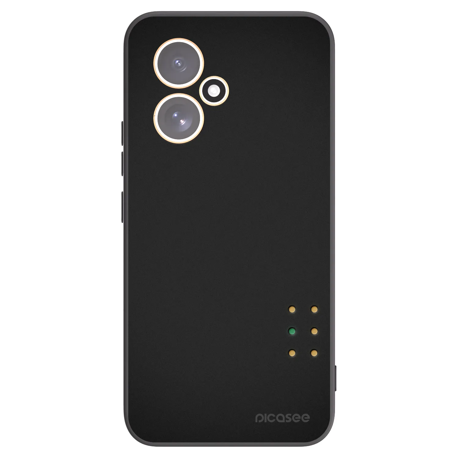 Picasee silikonowe czarne etui na Honor 400 5G - Pulse