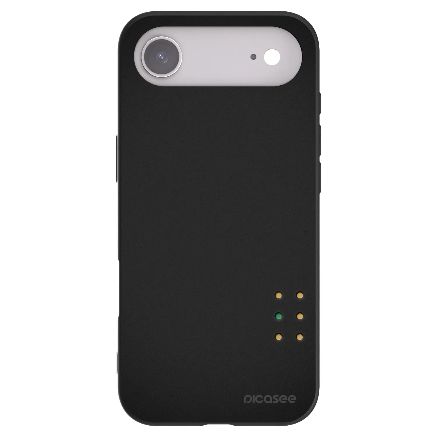 Picasee silikonowe czarne etui na Apple iPhone Air - Pulse