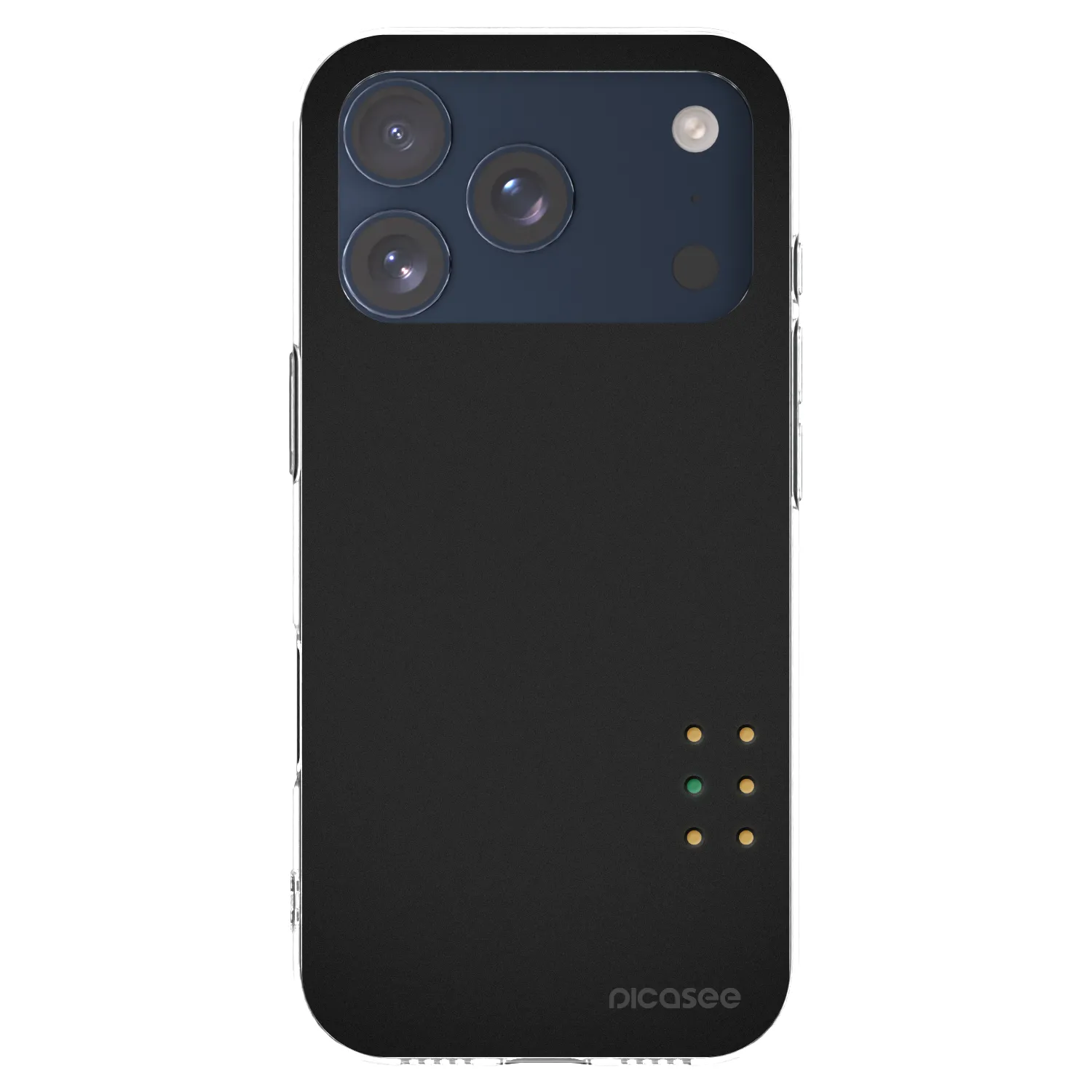 Picasee silikonowe przeźroczyste etui na Apple iPhone 17 Pro - Pulse