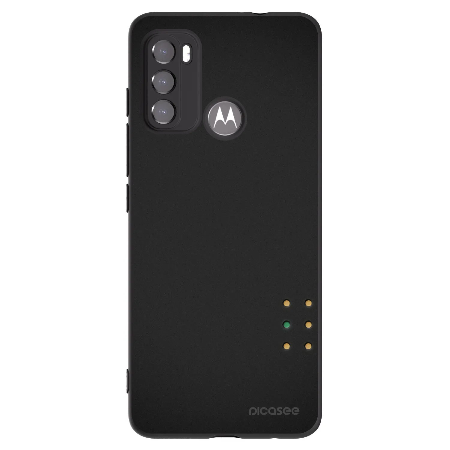 Picasee silikonowe czarne etui na Motorola Edge 60 5G - Pulse