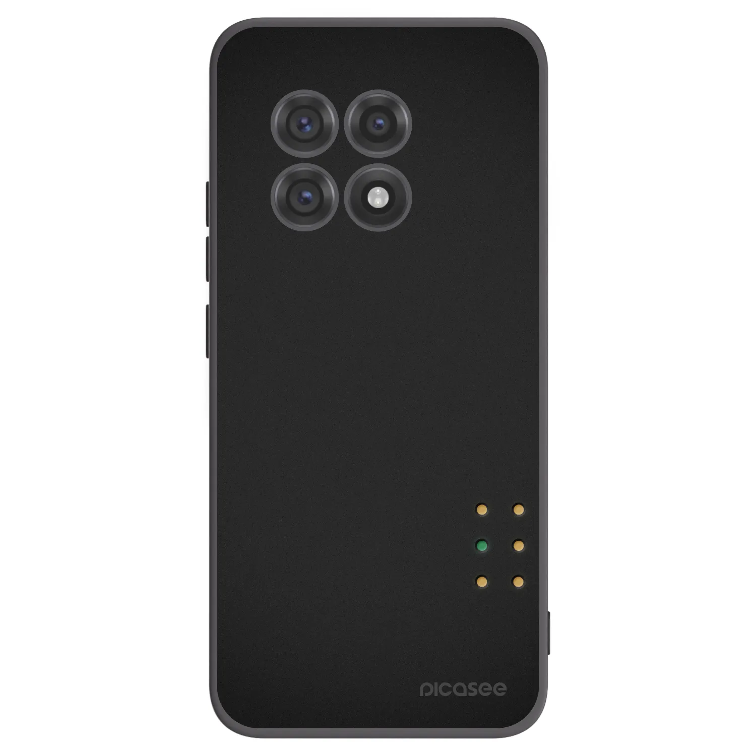 Picasee silikonowe czarne etui na OnePlus 13R 5G - Pulse