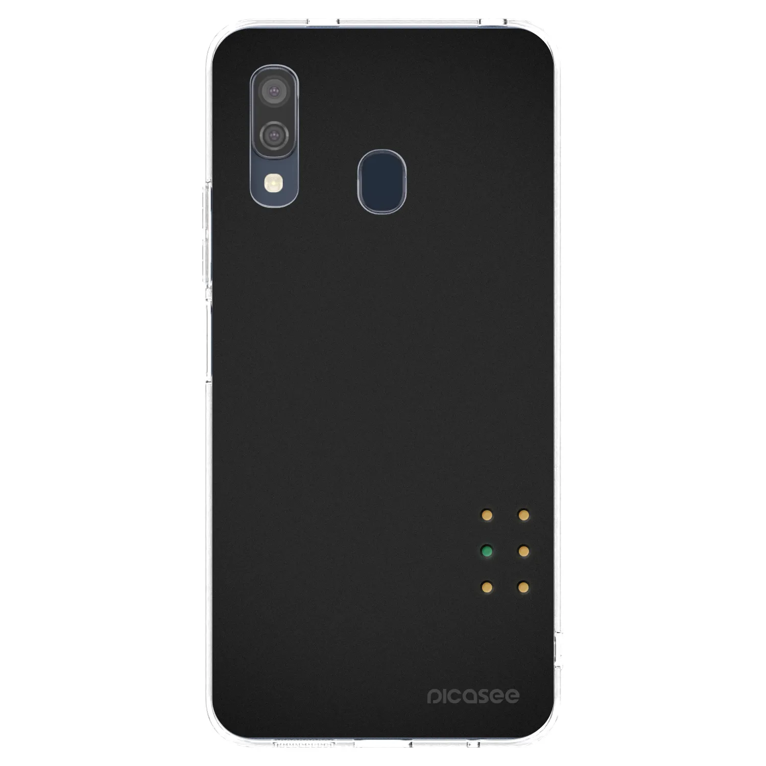 Picasee silikonowe przeźroczyste etui na Samsung Galaxy A40 A405F - Pulse