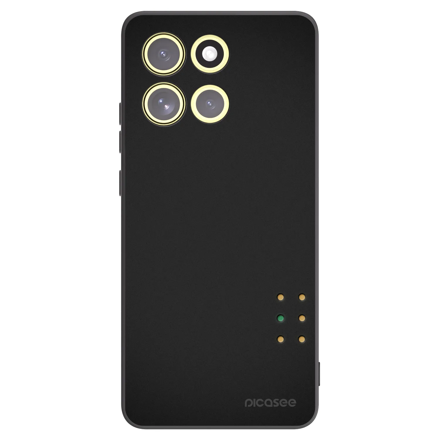 Picasee silikonowe czarne etui na Motorola Moto G86 5G - Pulse