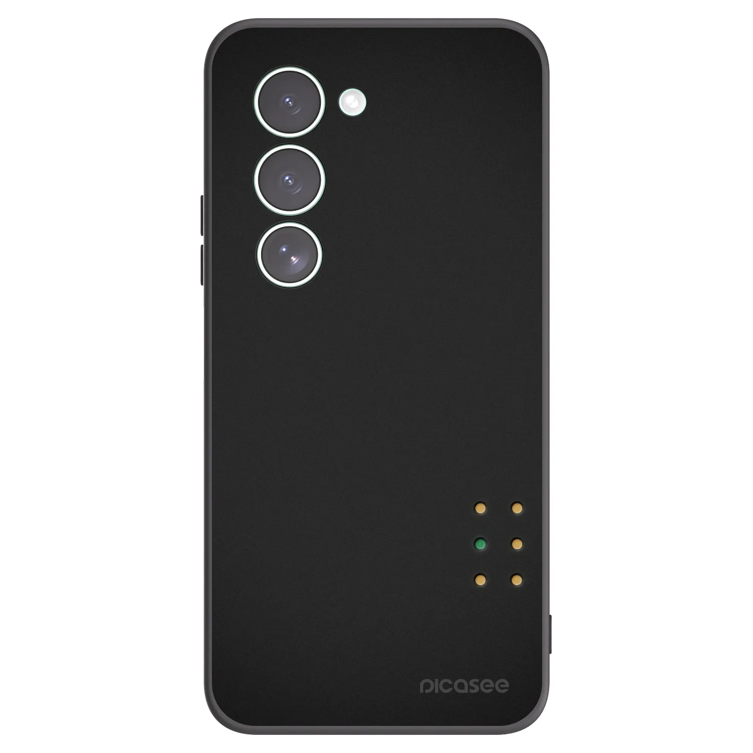 Picasee silikonowe czarne etui na Xiaomi Redmi 15 5G - Pulse