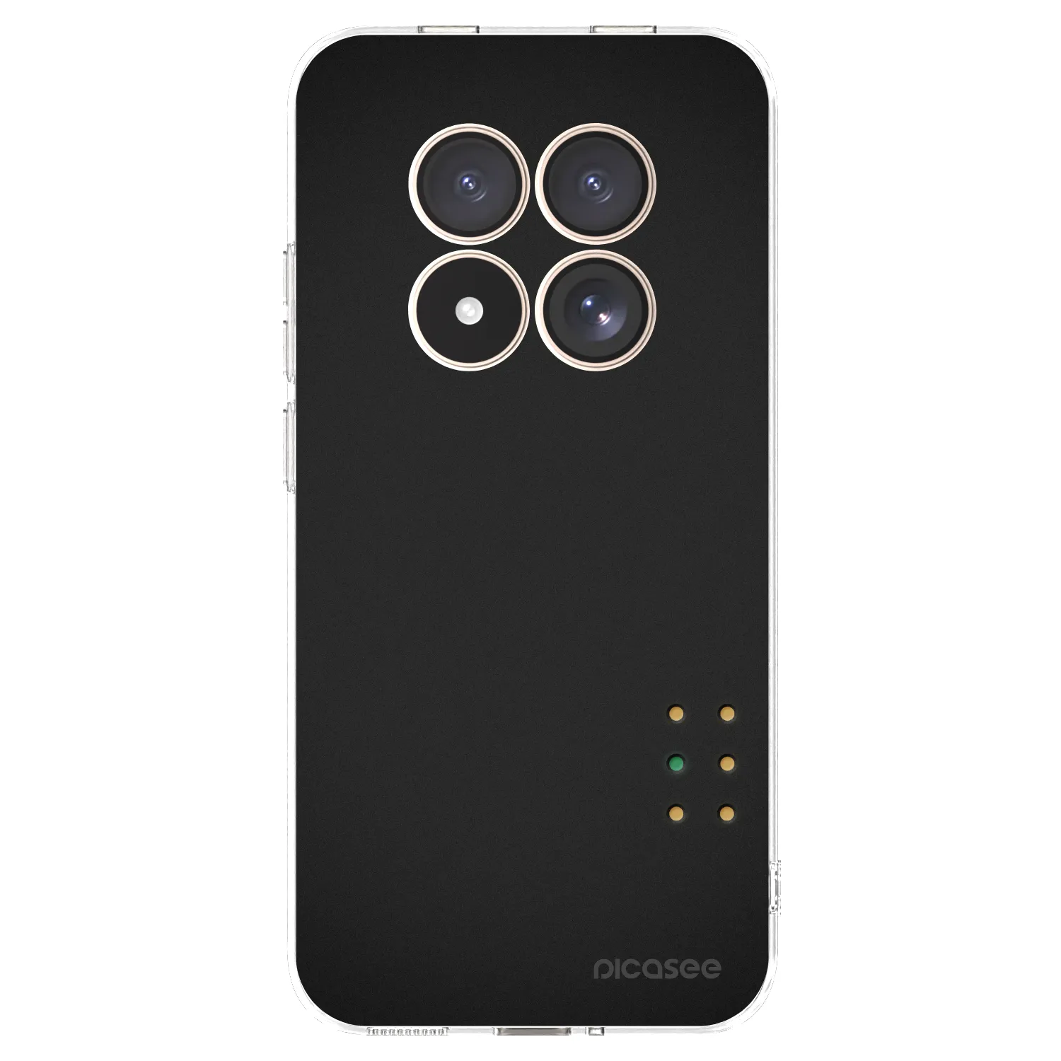 Picasee silikonowe przeźroczyste etui na Xiaomi Redmi Note 15 Pro 4G - Pulse