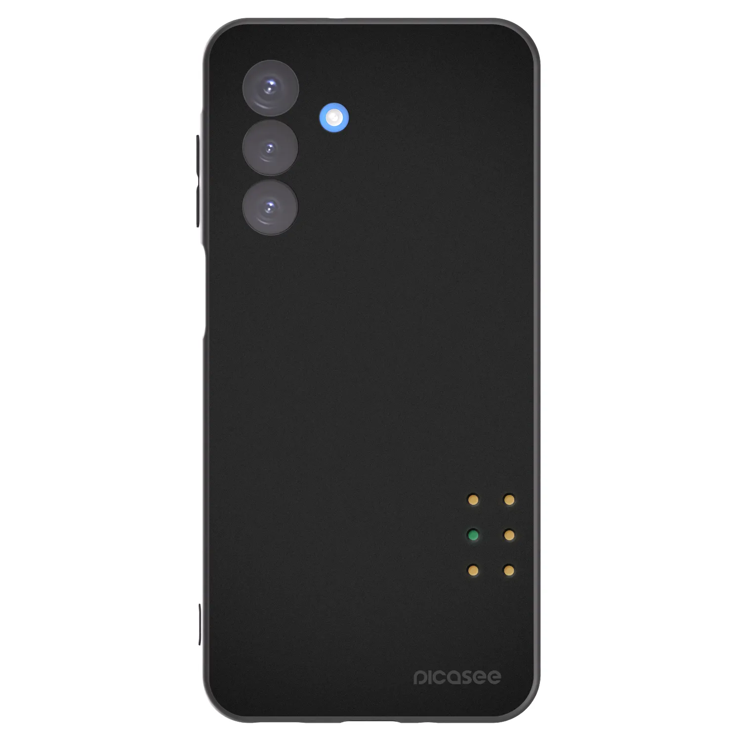 Picasee silikonowe czarne etui na Samsung Galaxy A17 5G - Pulse