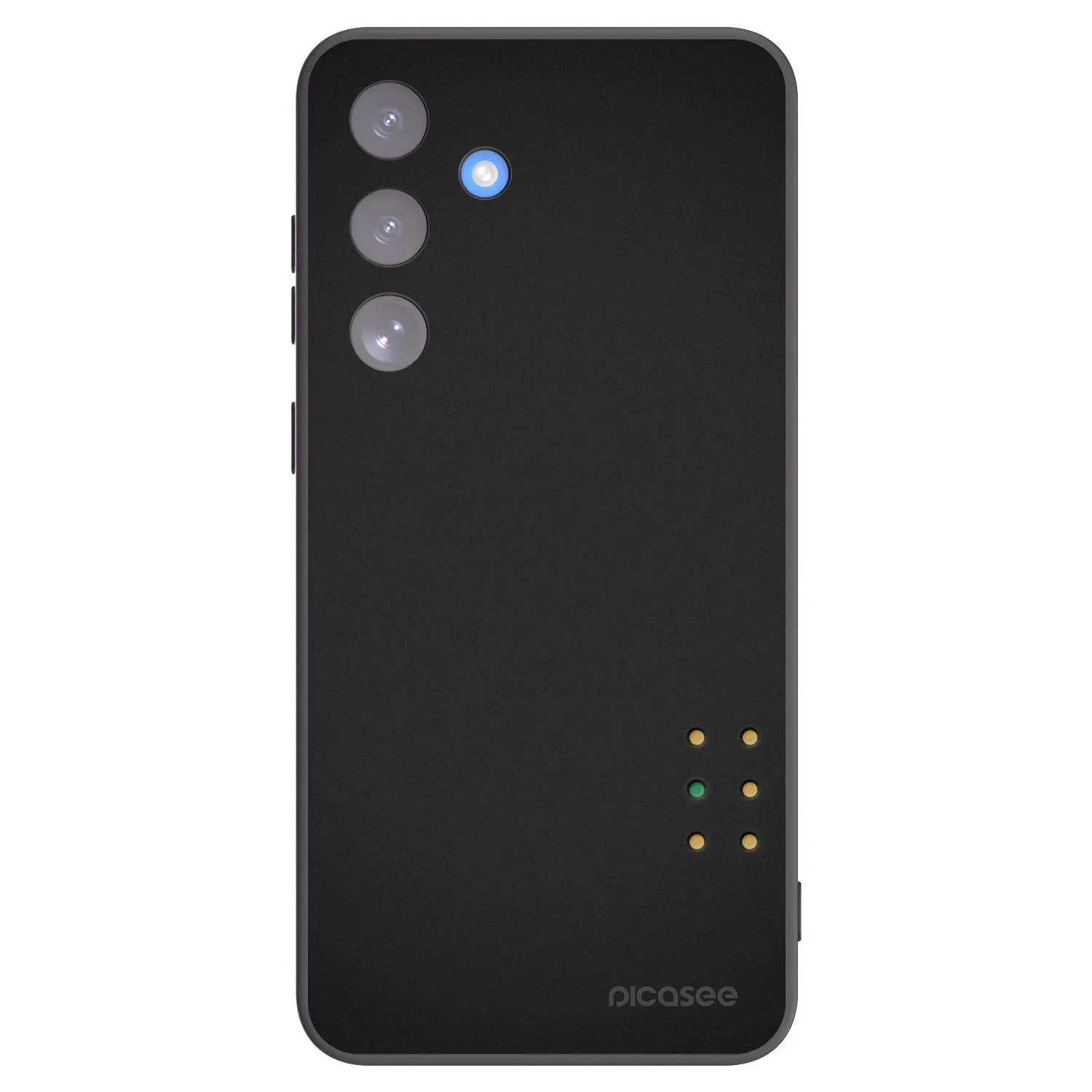 Picasee silikonowe czarne etui na Samsung Galaxy S25 FE 5G - Pulse