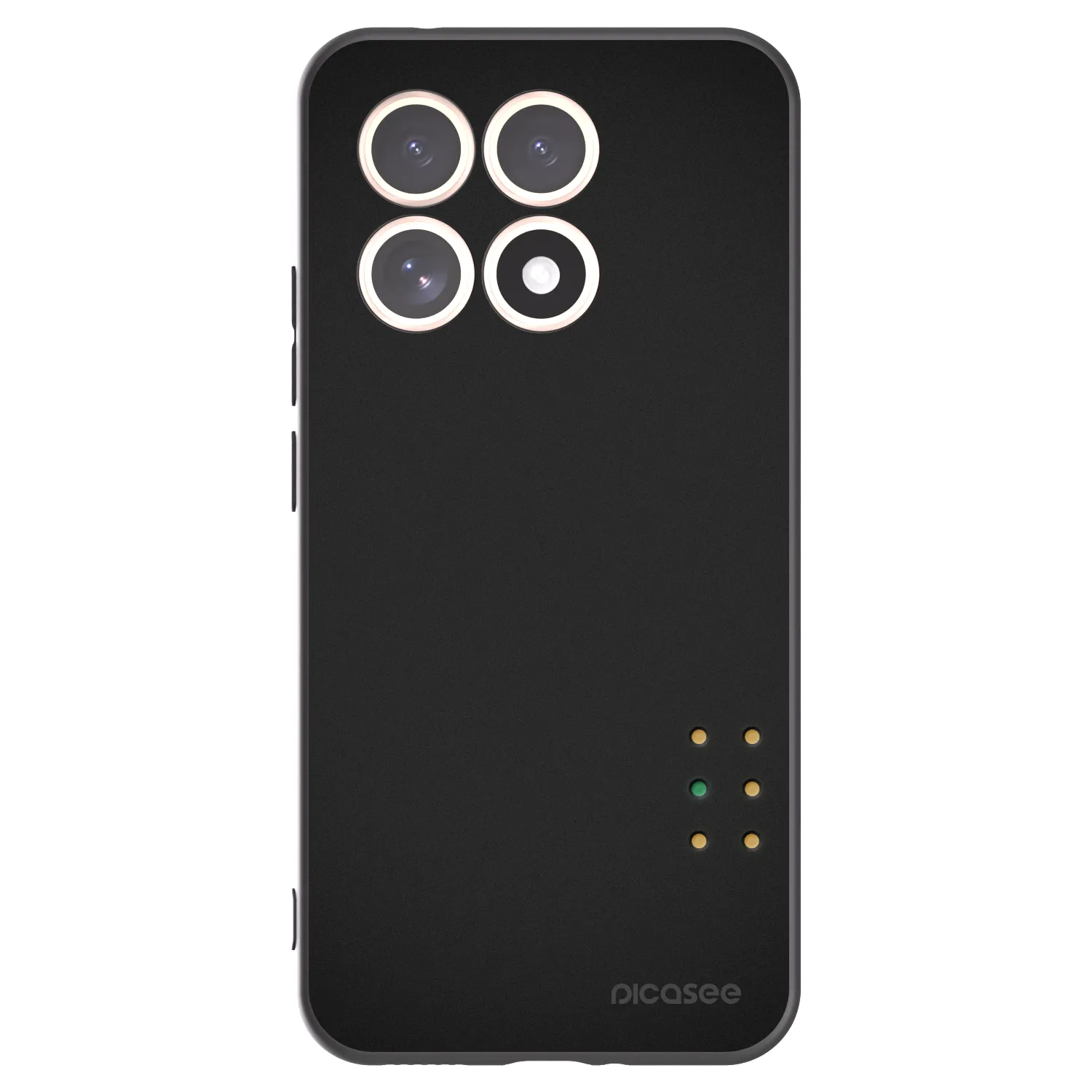 Picasee silikonowe czarne etui na Xiaomi 15T - Pulse