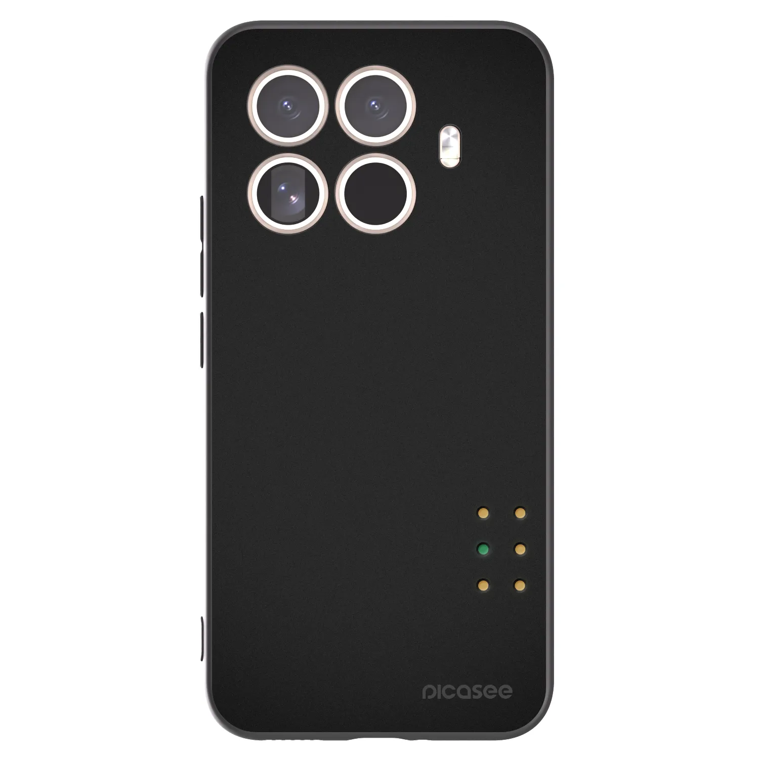 Picasee silikonowe czarne etui na Xiaomi 15T Pro - Pulse