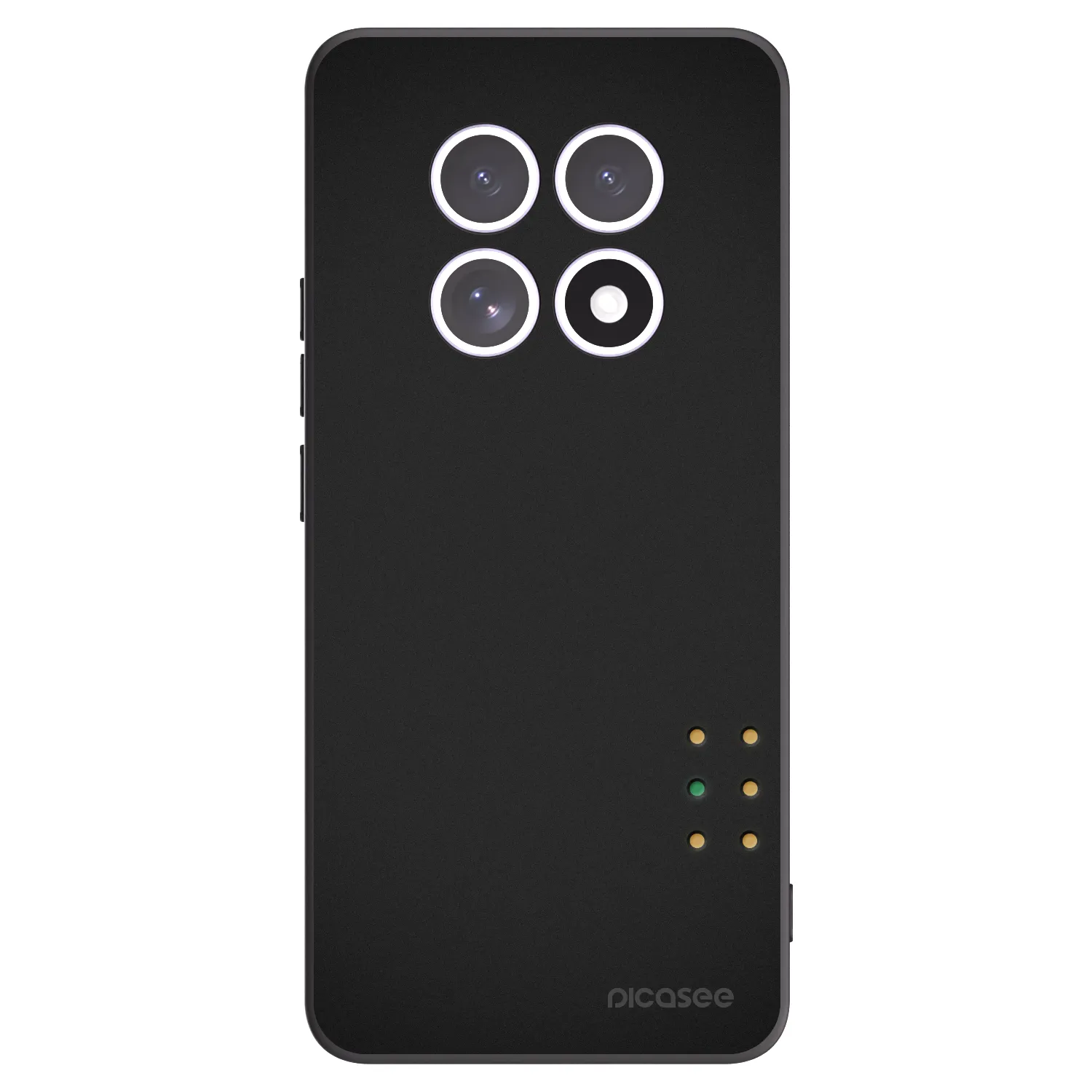 Picasee silikonowe czarne etui na Xiaomi Redmi Note 15 4G - Pulse