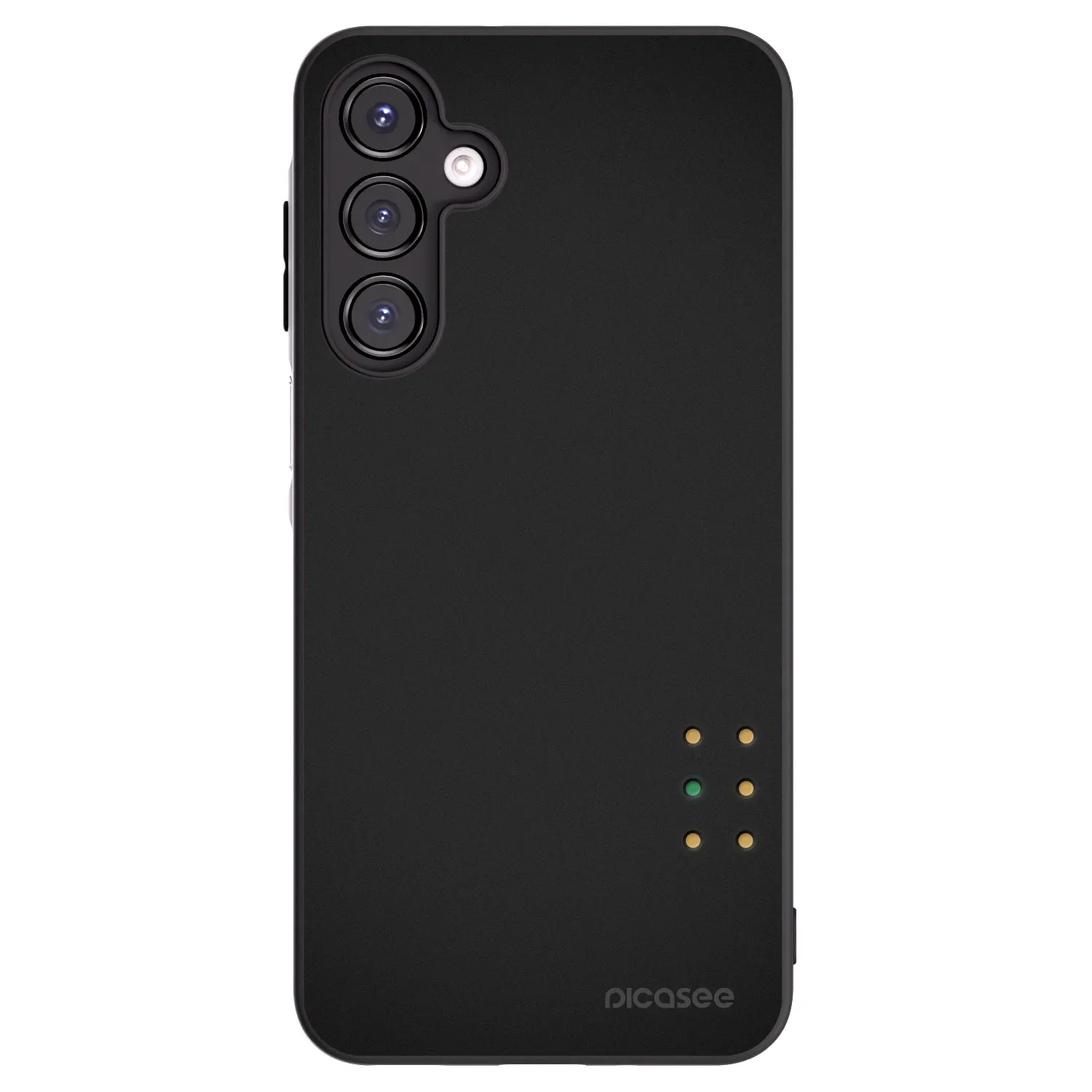 Picasee silikonowe czarne etui na Samsung Galaxy A16 4G - Pulse