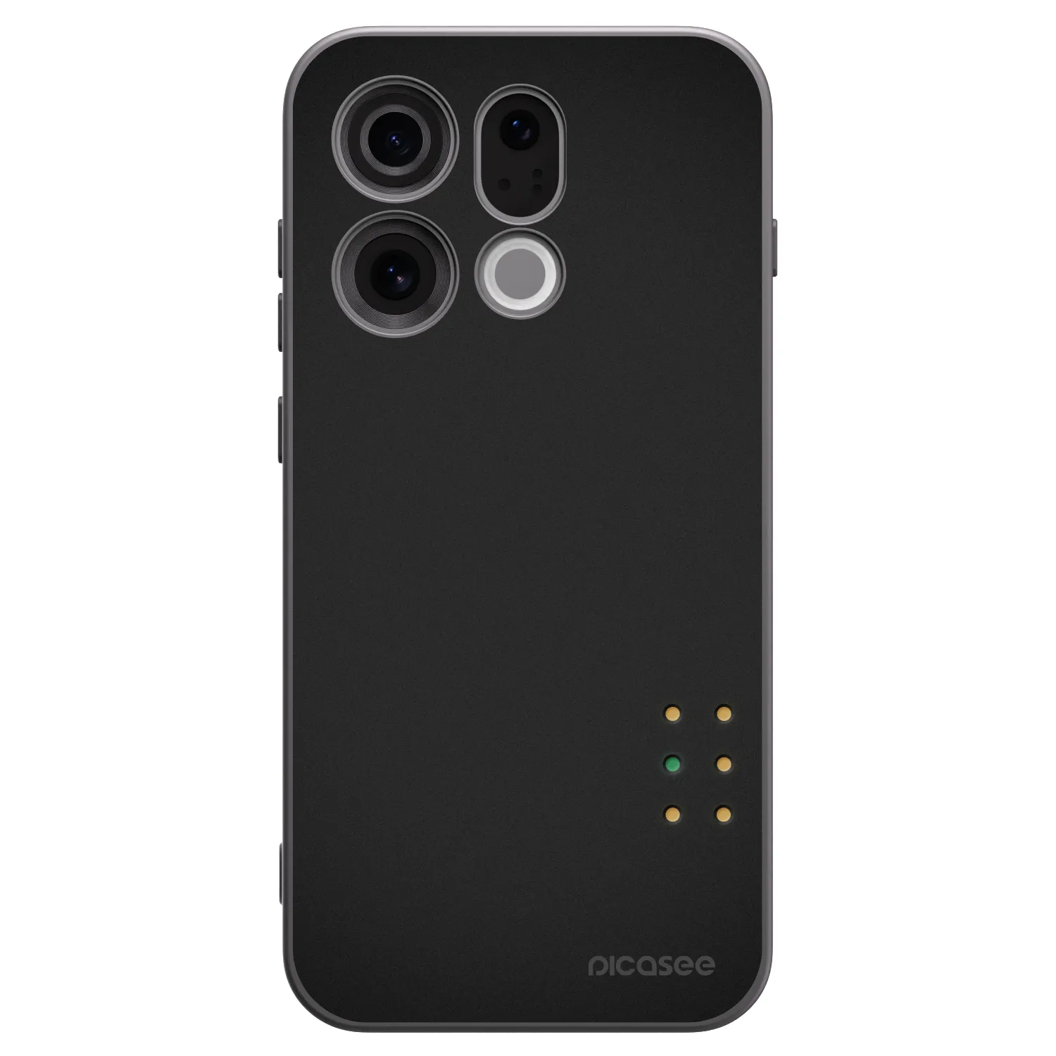 Picasee silikonowe czarne etui na OPPO Find X9 - Pulse