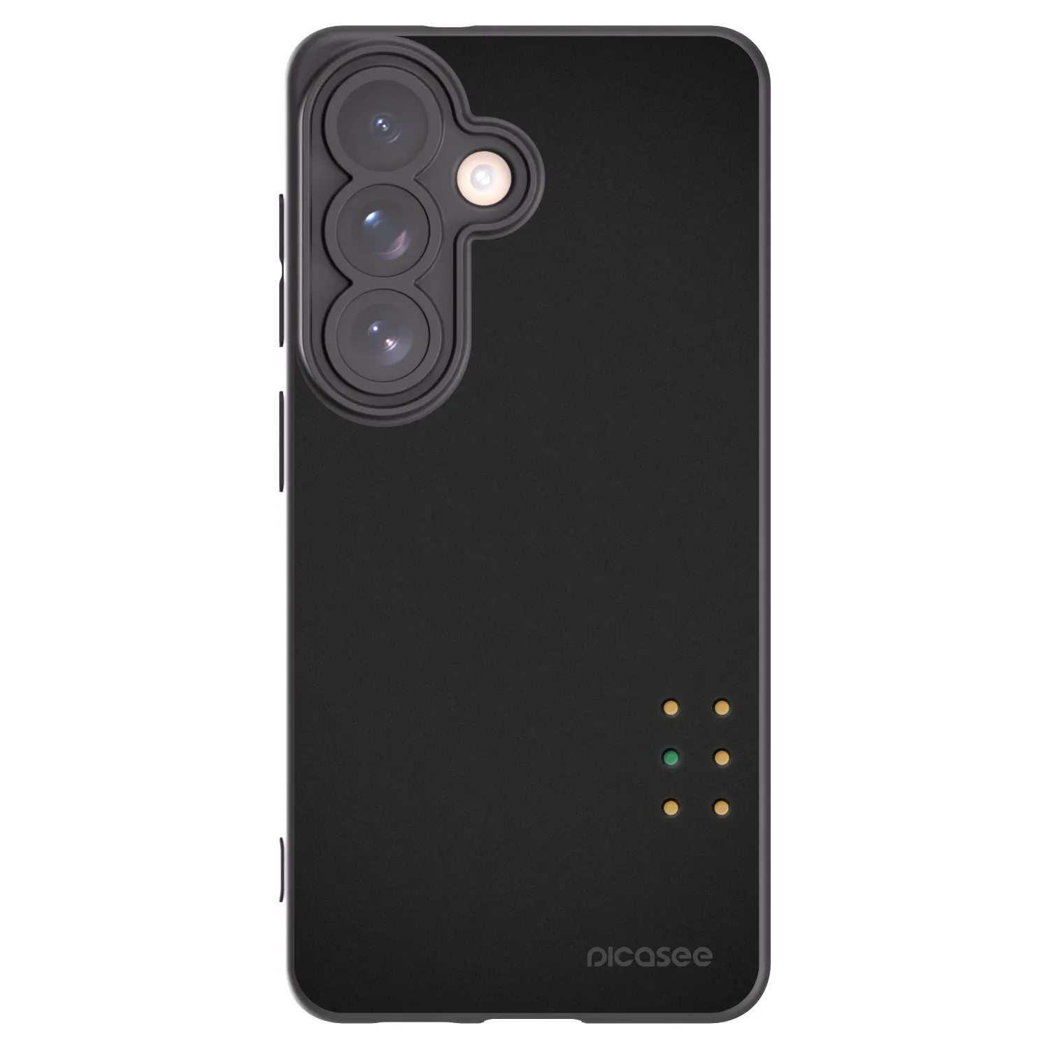 Picasee silikonowe czarne etui na Samsung Galaxy S26 - Pulse