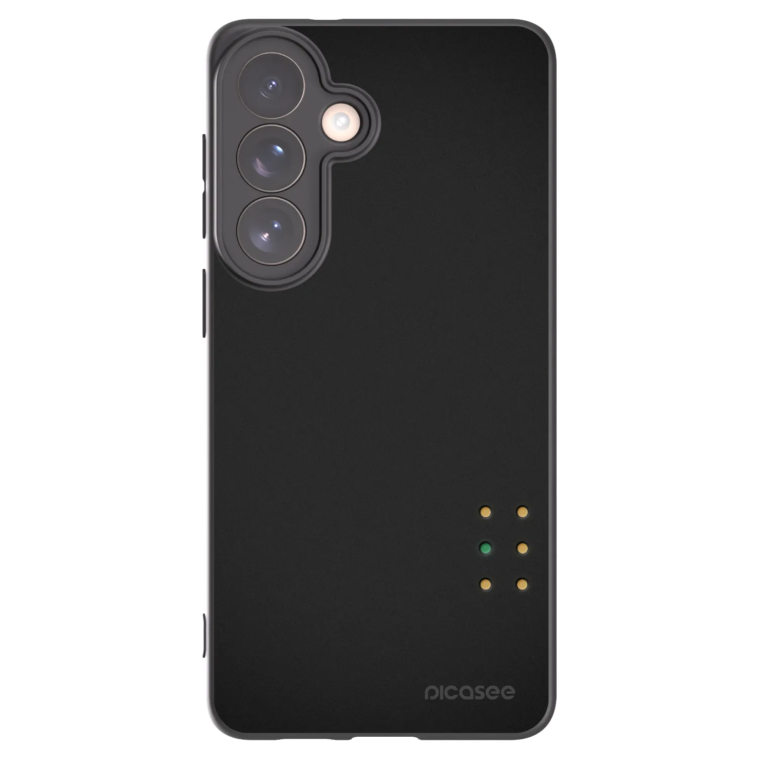 Picasee silikonowe czarne etui na Samsung Galaxy S26+ - Pulse