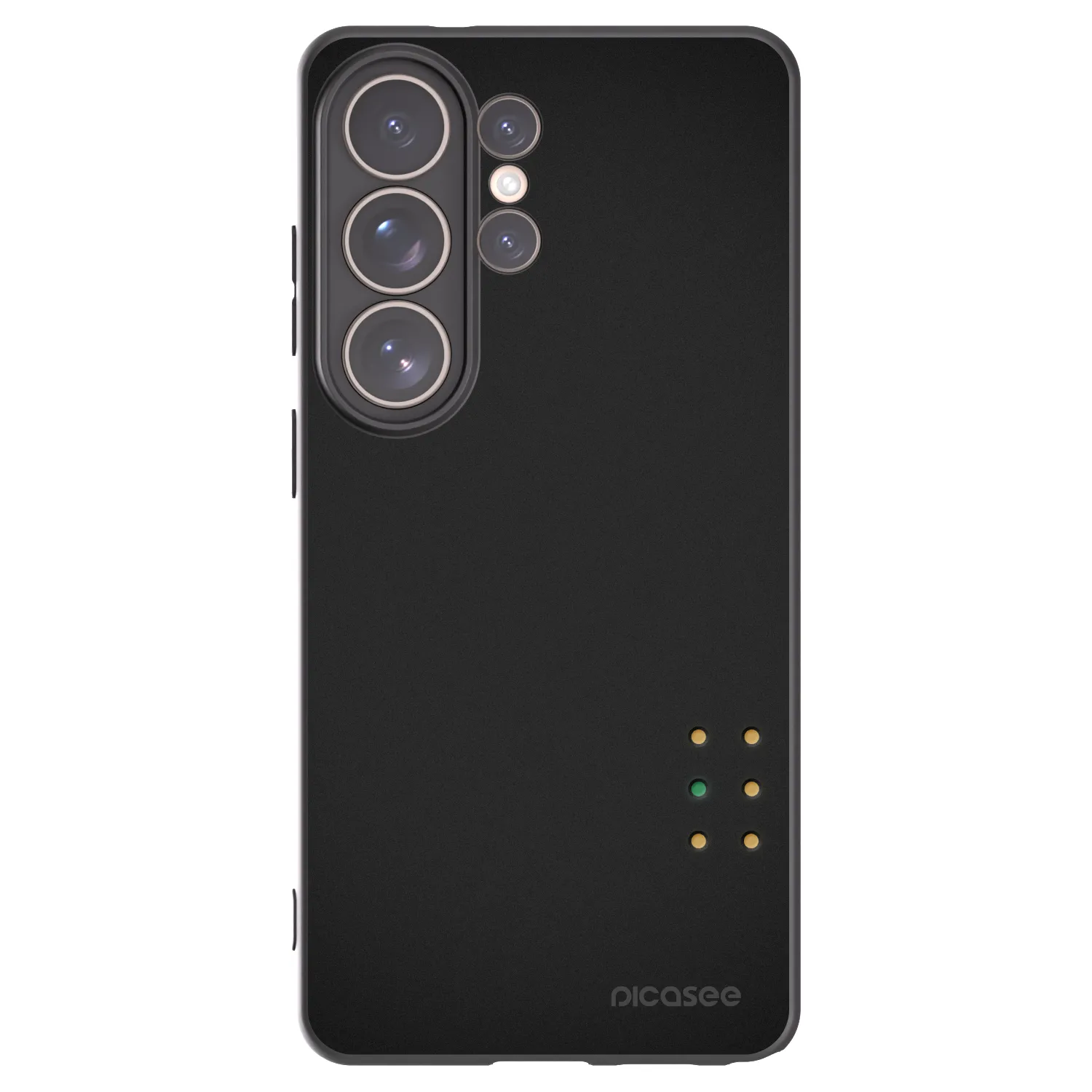 Picasee silikonowe czarne etui na Samsung Galaxy S26 Ultra - Pulse