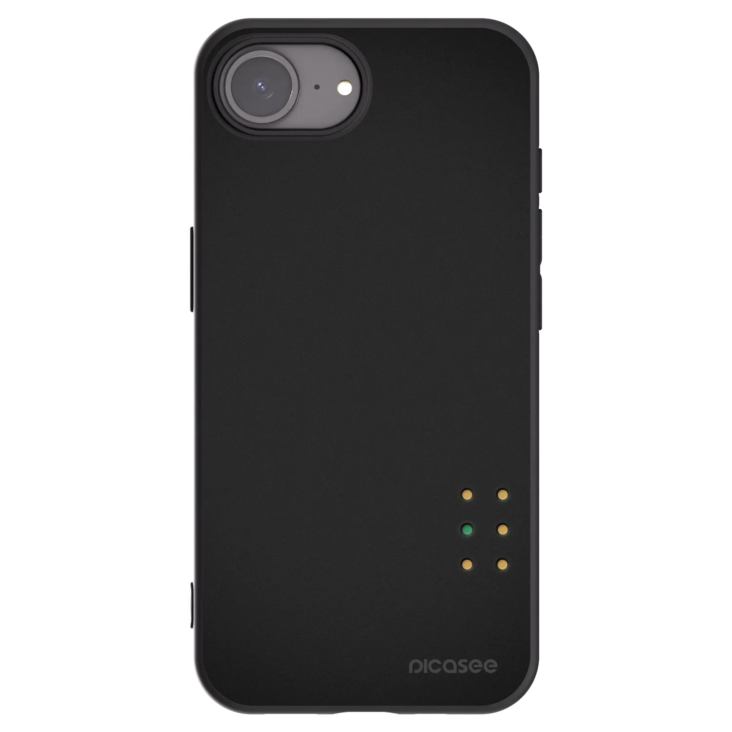 Picasee silikonowe czarne etui na Apple iPhone 17e - Pulse