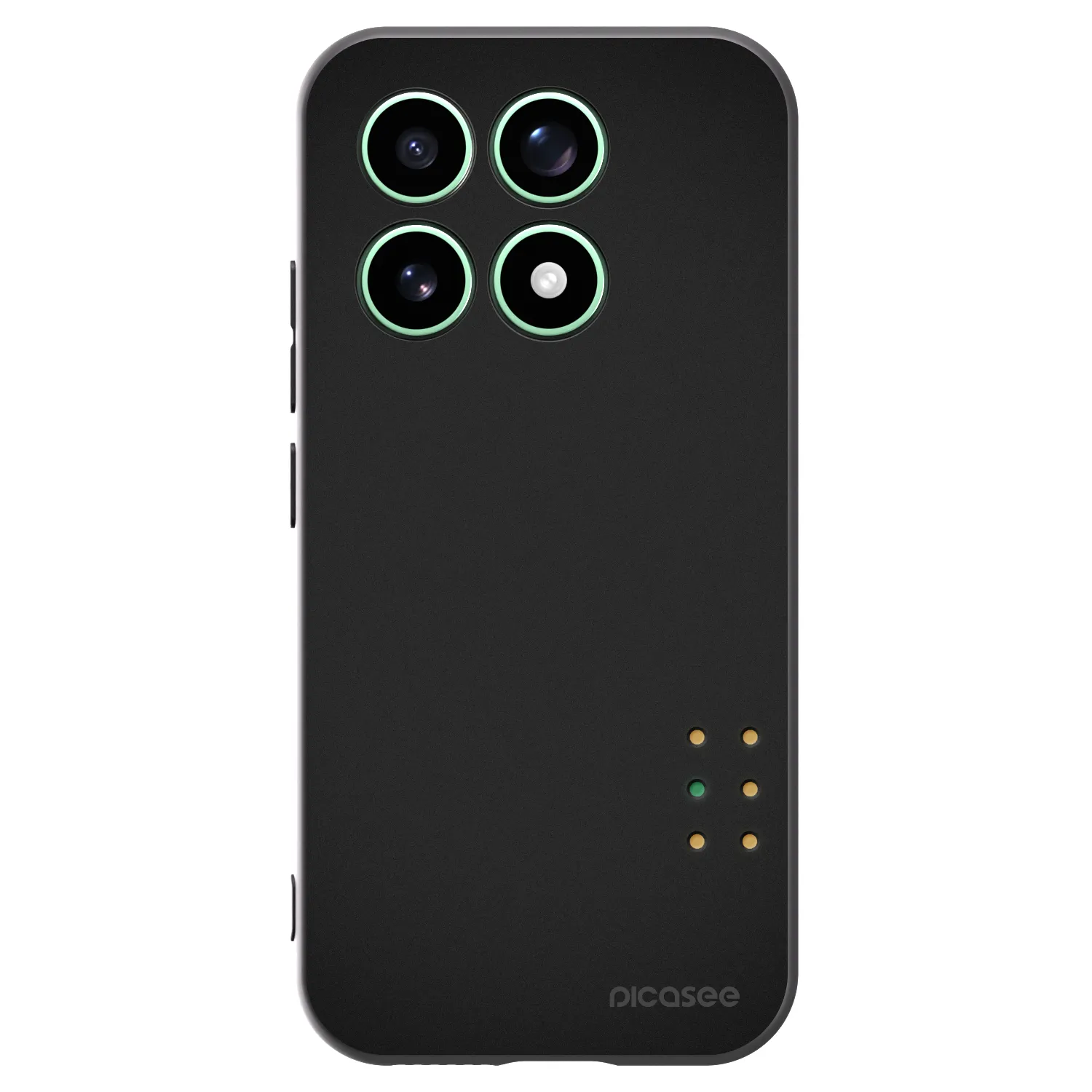 Picasee silikonowe czarne etui na Xiaomi 17 - Pulse
