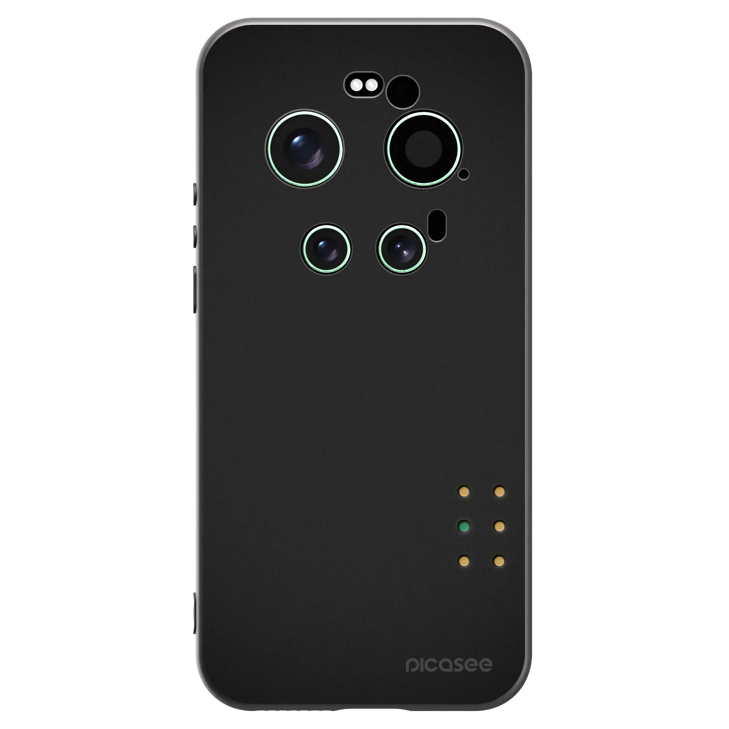 Picasee silikonowe czarne etui na Xiaomi 17 Ultra - Pulse