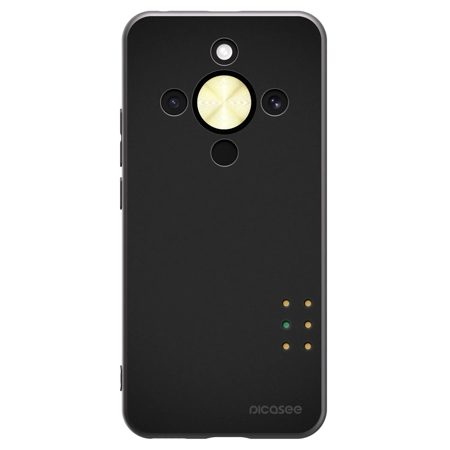 Picasee silikonowe czarne etui na Honor Magic8 Lite 5G - Pulse