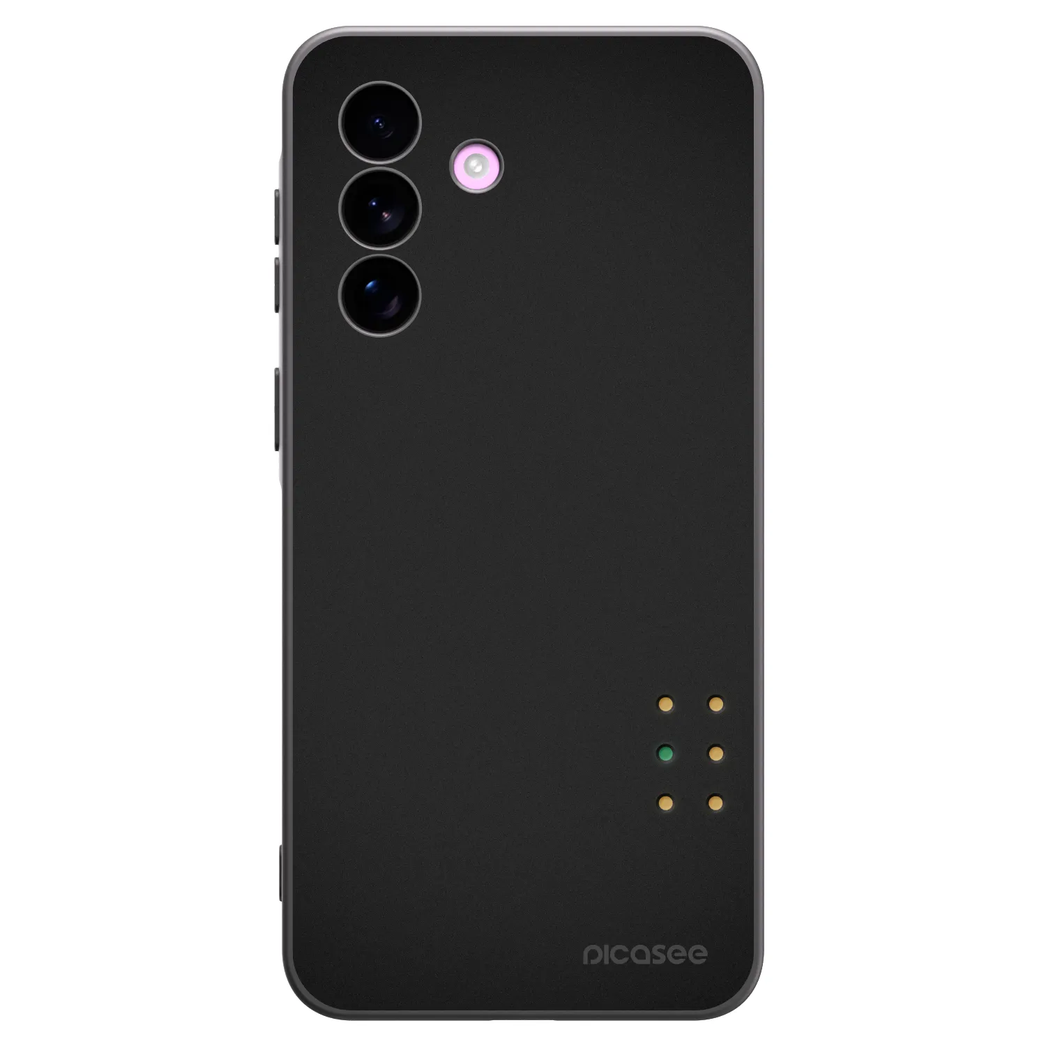 Picasee silikonowe czarne etui na Samsung Galaxy A57 5G - Pulse
