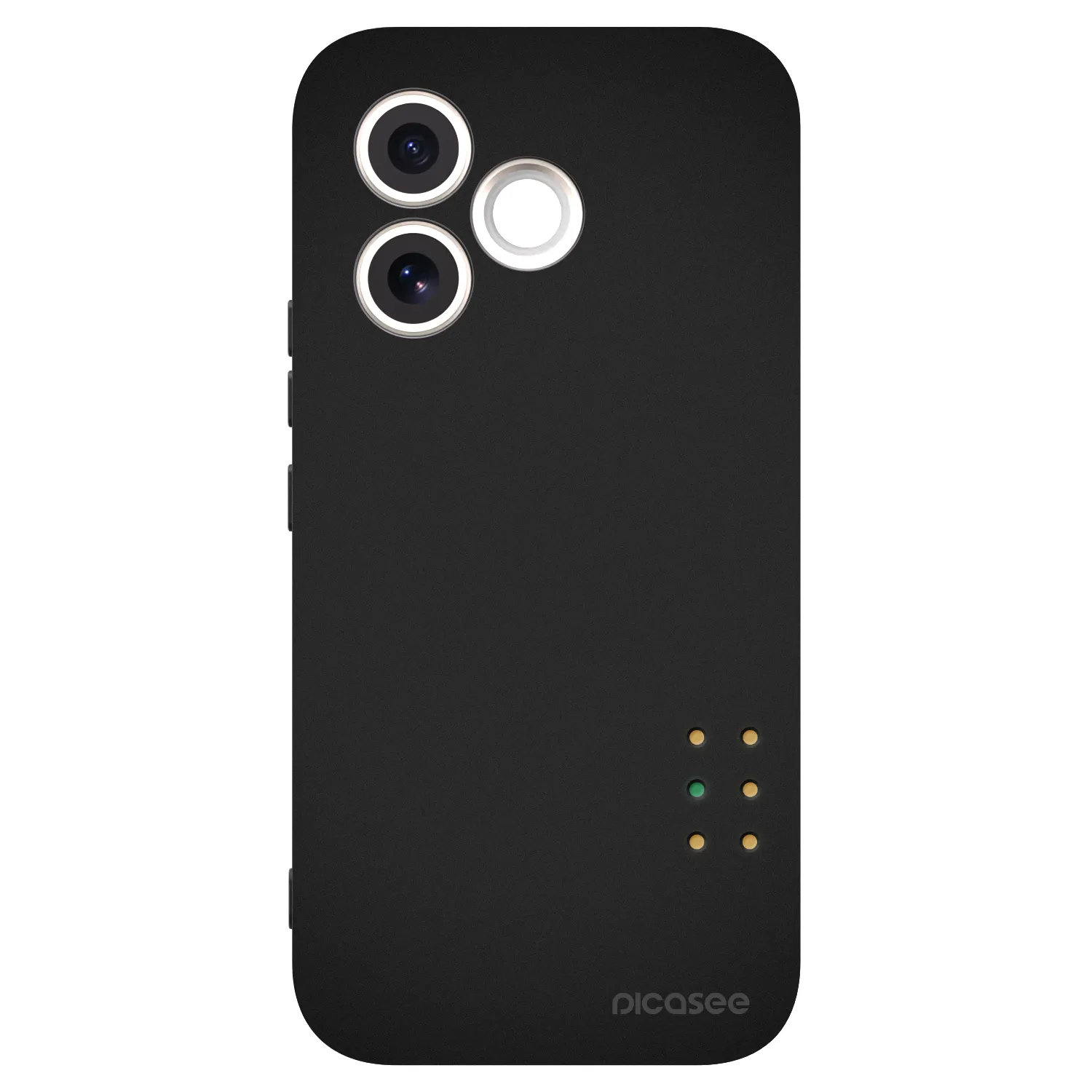 Picasee silikonowe czarne etui na Honor 600 Lite - Pulse