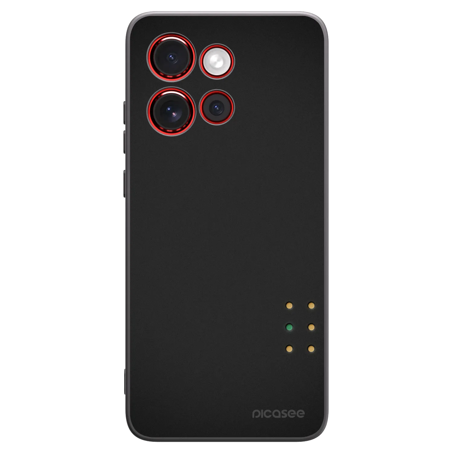 Picasee silikonowe czarne etui na Motorola Edge 60 Neo 5G - Pulse