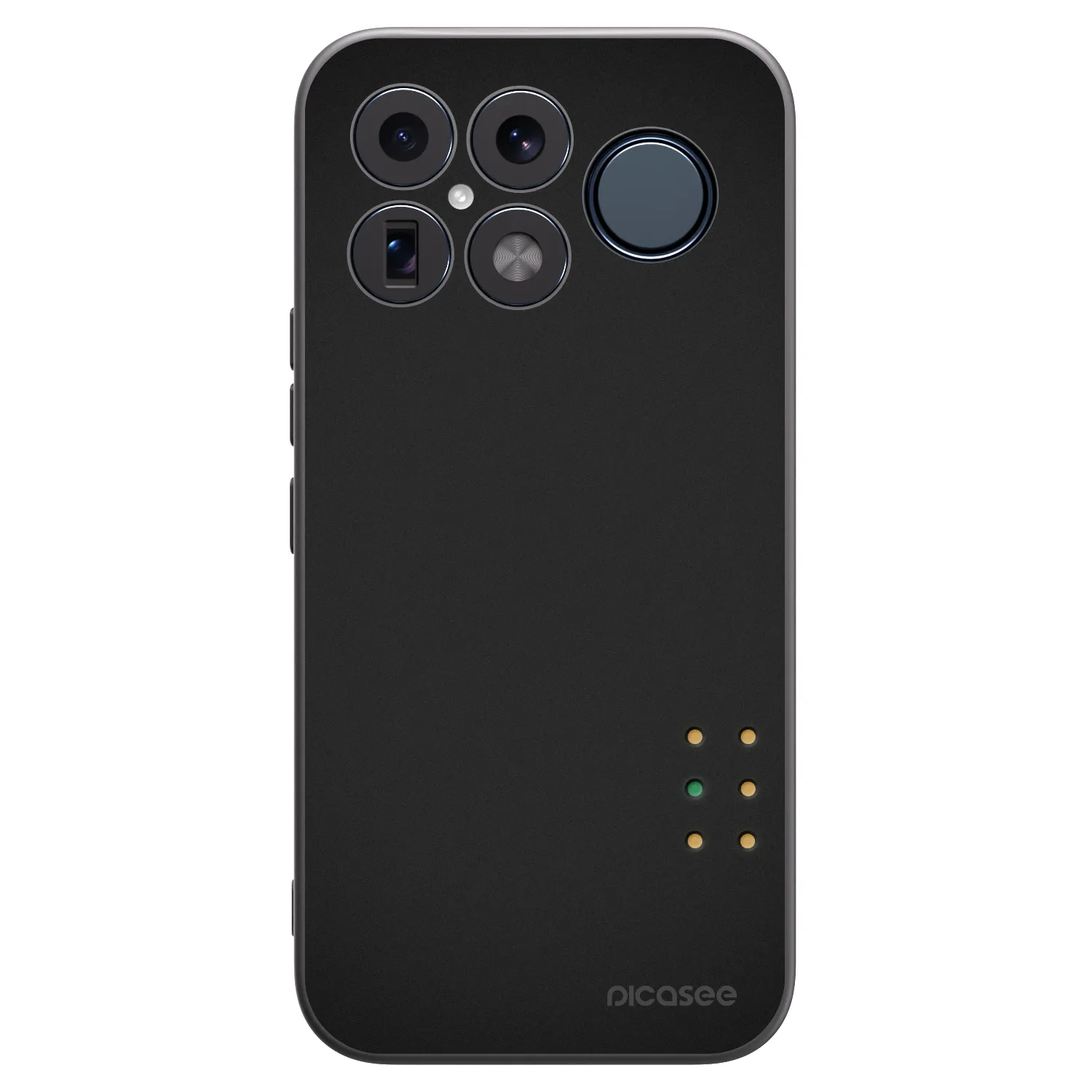 Picasee silikonowe czarne etui na Xiaomi Poco F8 Ultra - Pulse