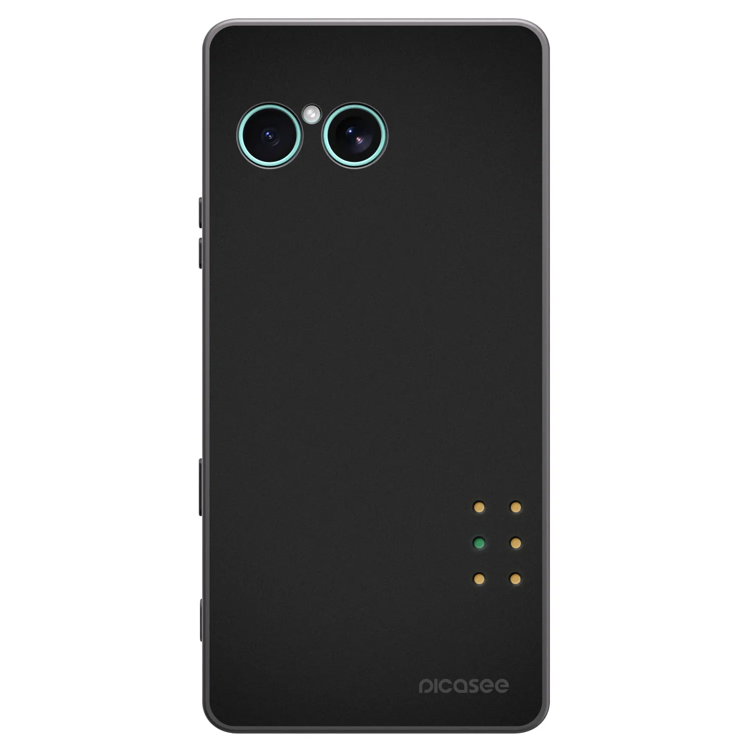 Picasee silikonowe czarne etui na Sony Xperia 10 VII - Pulse