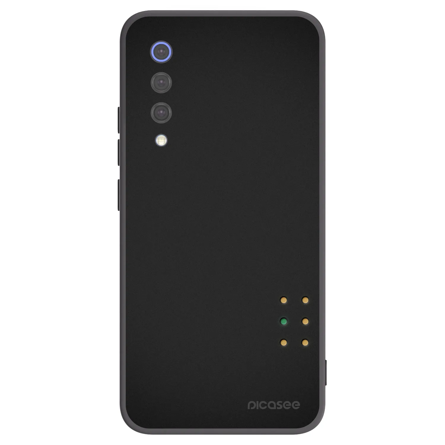 Picasee silikonowe czarne etui na Xiaomi Mi 9 SE - Pulse