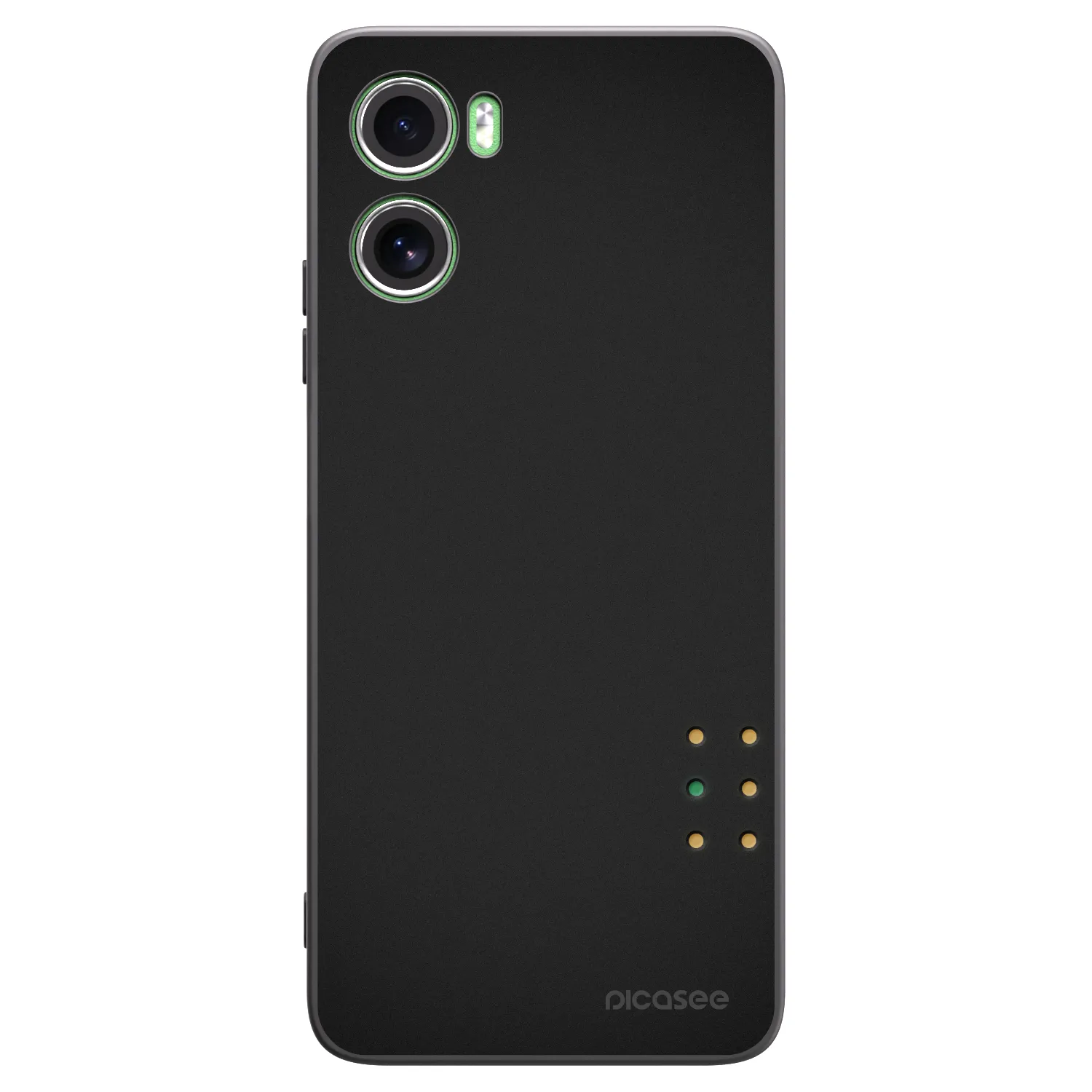 Picasee silikonowe czarne etui na Motorola Moto G06 - Pulse
