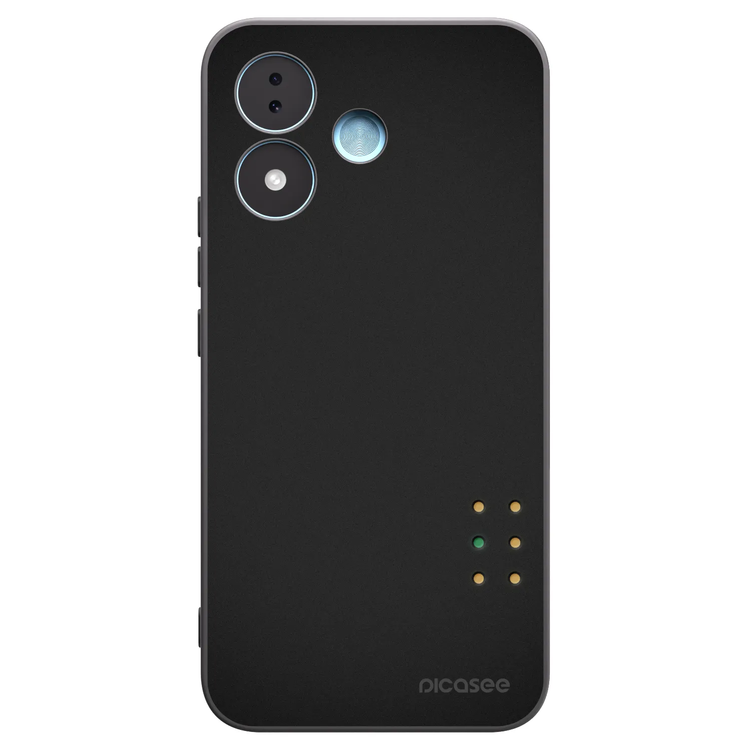 Picasee silikonowe czarne etui na Xiaomi Redmi Note 17 5G - Pulse