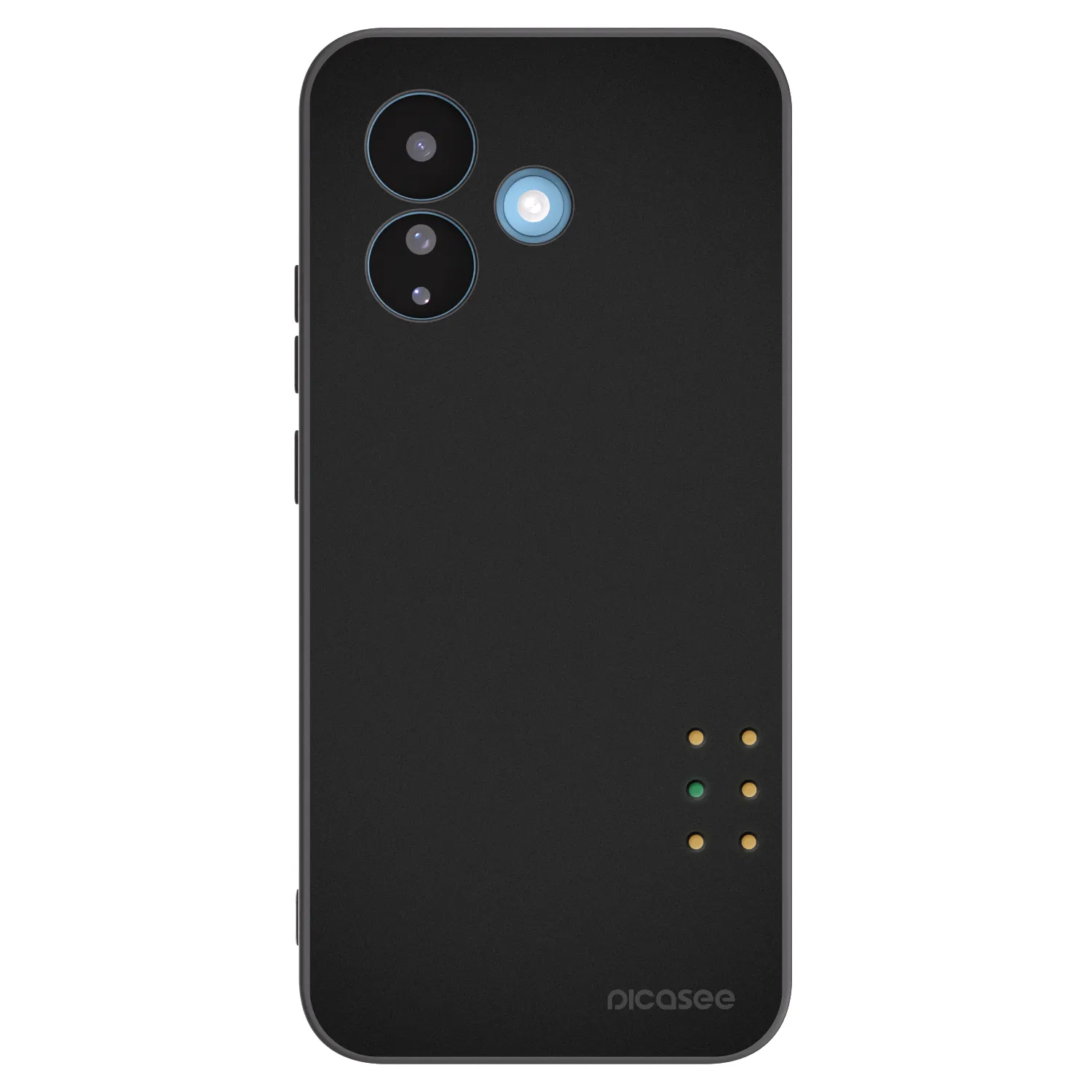 Picasee silikonowe czarne etui na Xiaomi Redmi Note 17 Pro 5G - Pulse
