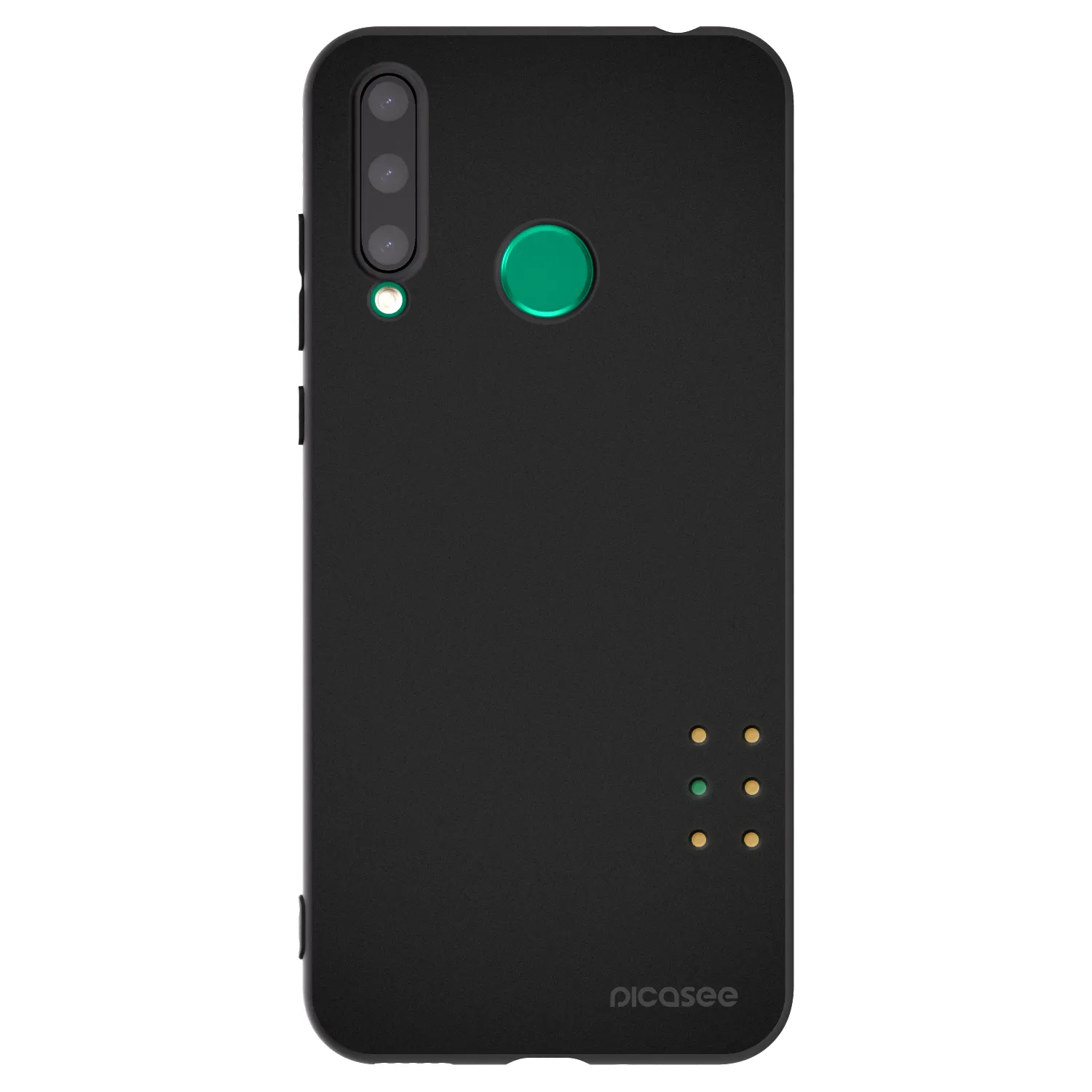 Picasee silikonowe czarne etui na Honor 20 Lite - Pulse