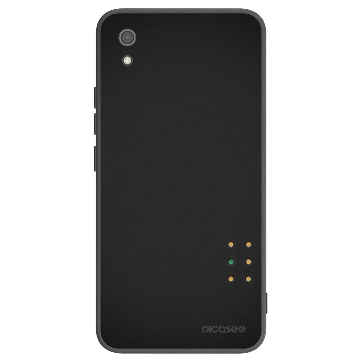 Picasee silikonowe czarne etui na Xiaomi Redmi 7A - Pulse