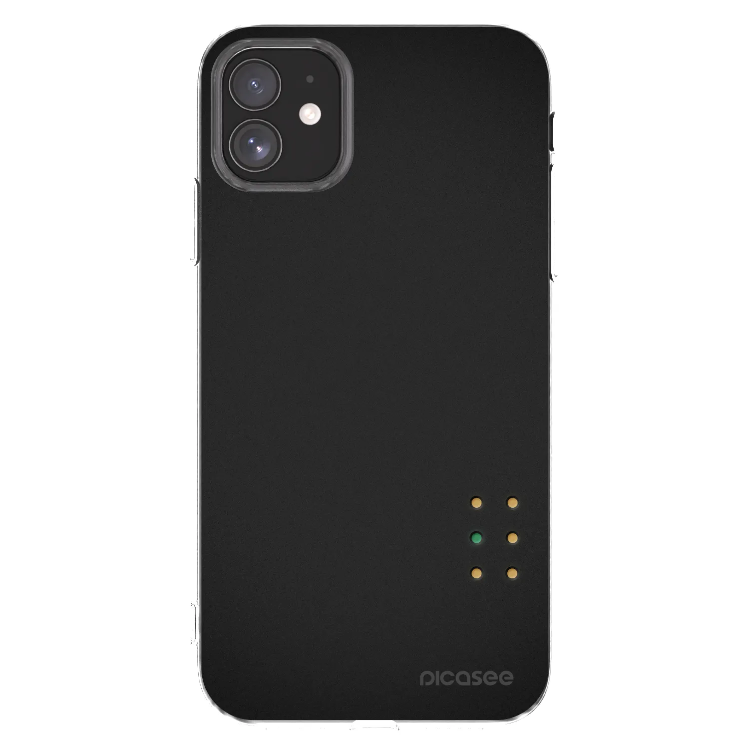 Picasee silikonowe przeźroczyste etui na Apple iPhone 11 - Pulse