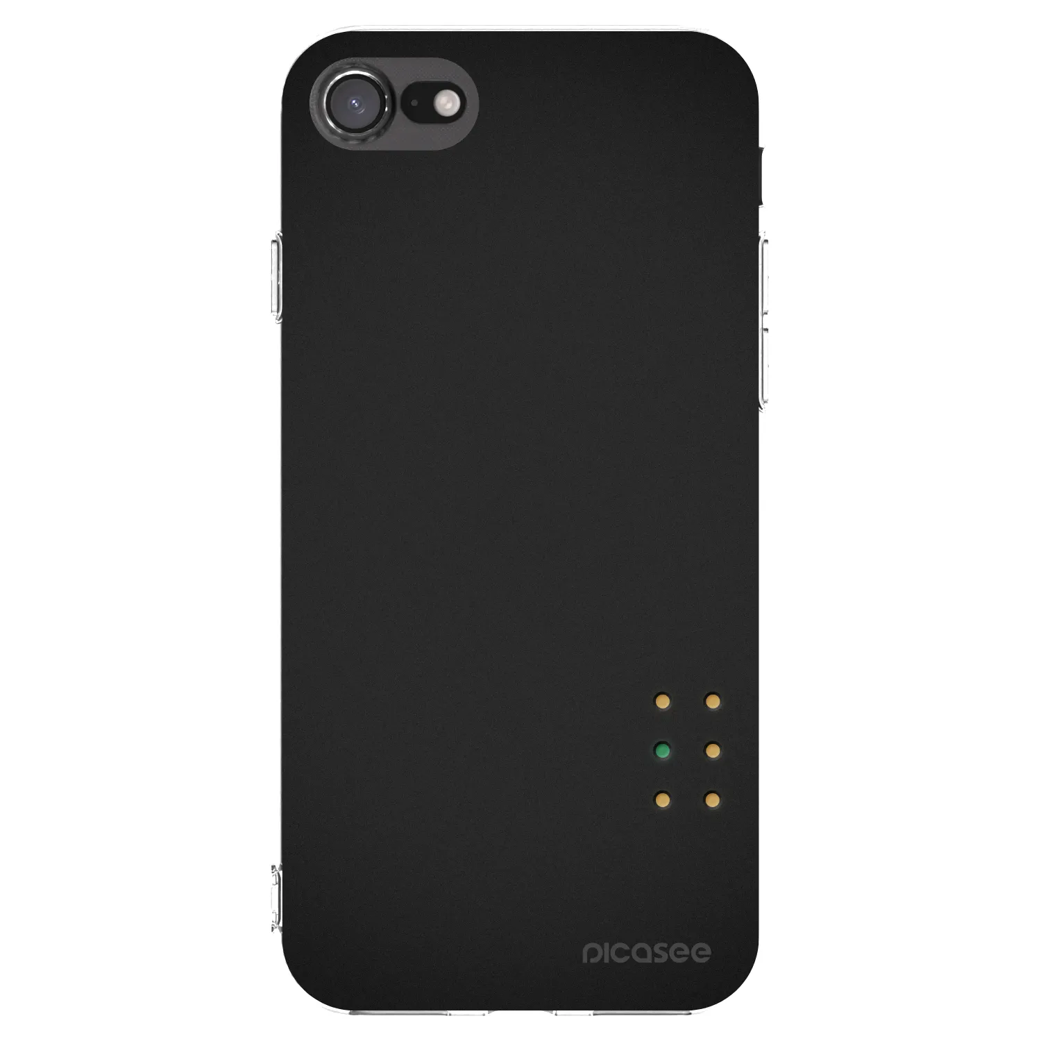 Picasee silikonowe przeźroczyste etui na Apple iPhone 8 - Pulse