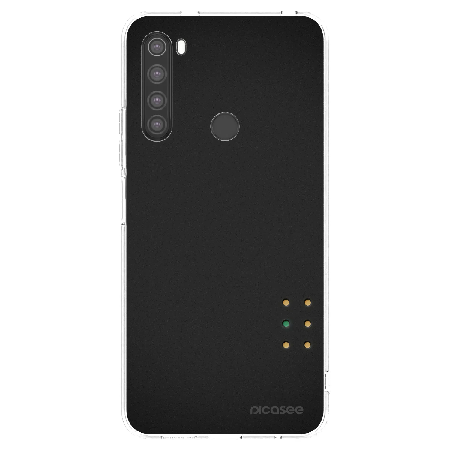 Picasee silikonowe przeźroczyste etui na Xiaomi Redmi Note 8 - Pulse