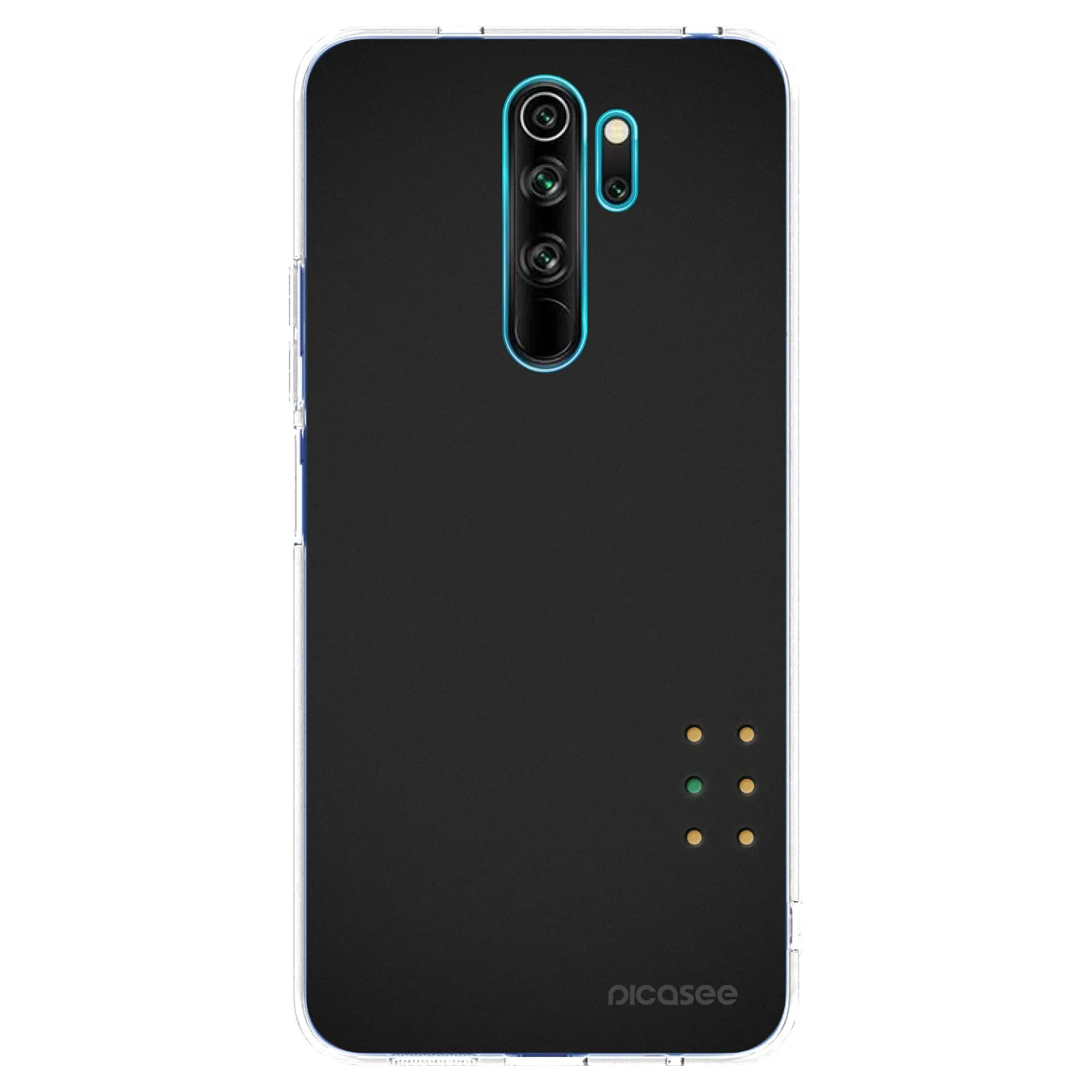Picasee silikonowe przeźroczyste etui na Xiaomi Redmi Note 8 Pro - Pulse