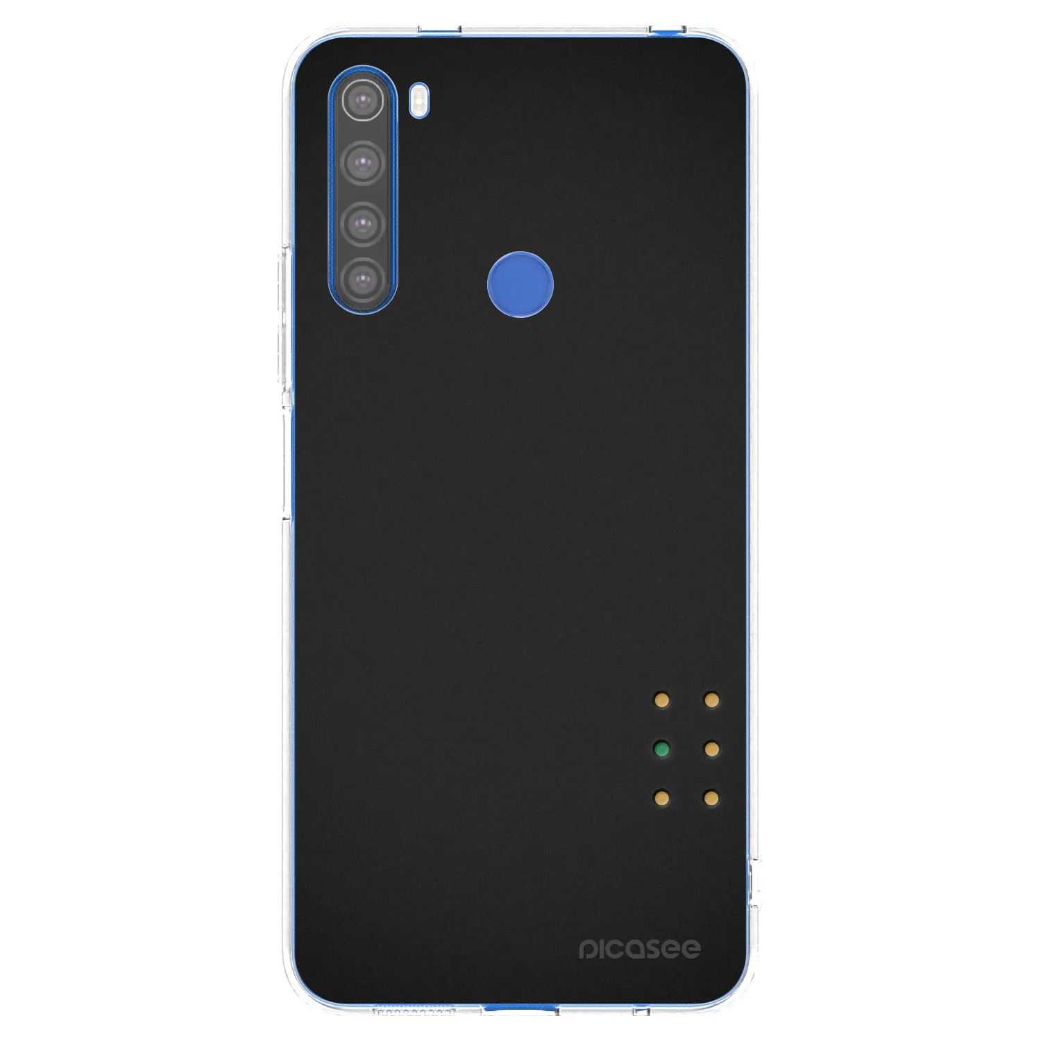 Picasee silikonowe przeźroczyste etui na Xiaomi Redmi Note 8T - Pulse