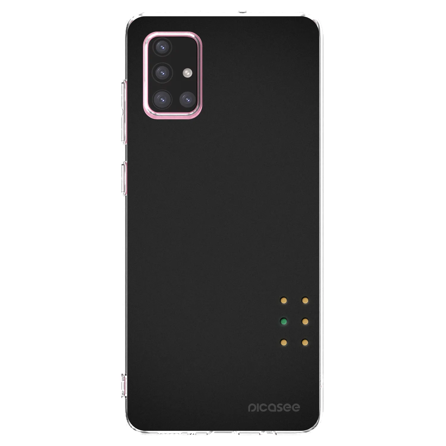 Picasee silikonowe przeźroczyste etui na Samsung Galaxy A71 A715F - Pulse