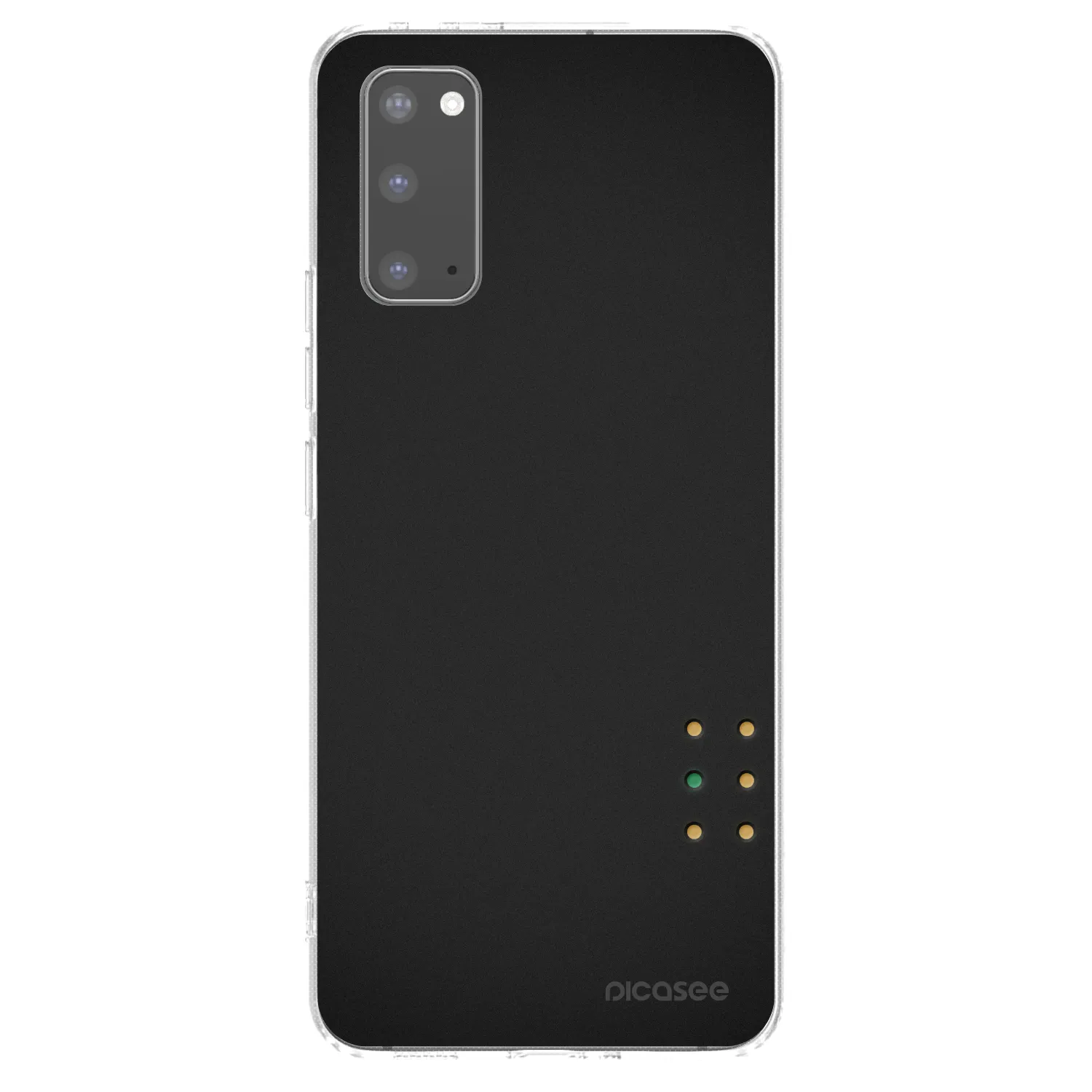 Picasee silikonowe przeźroczyste etui na Samsung Galaxy S20 G980F - Pulse