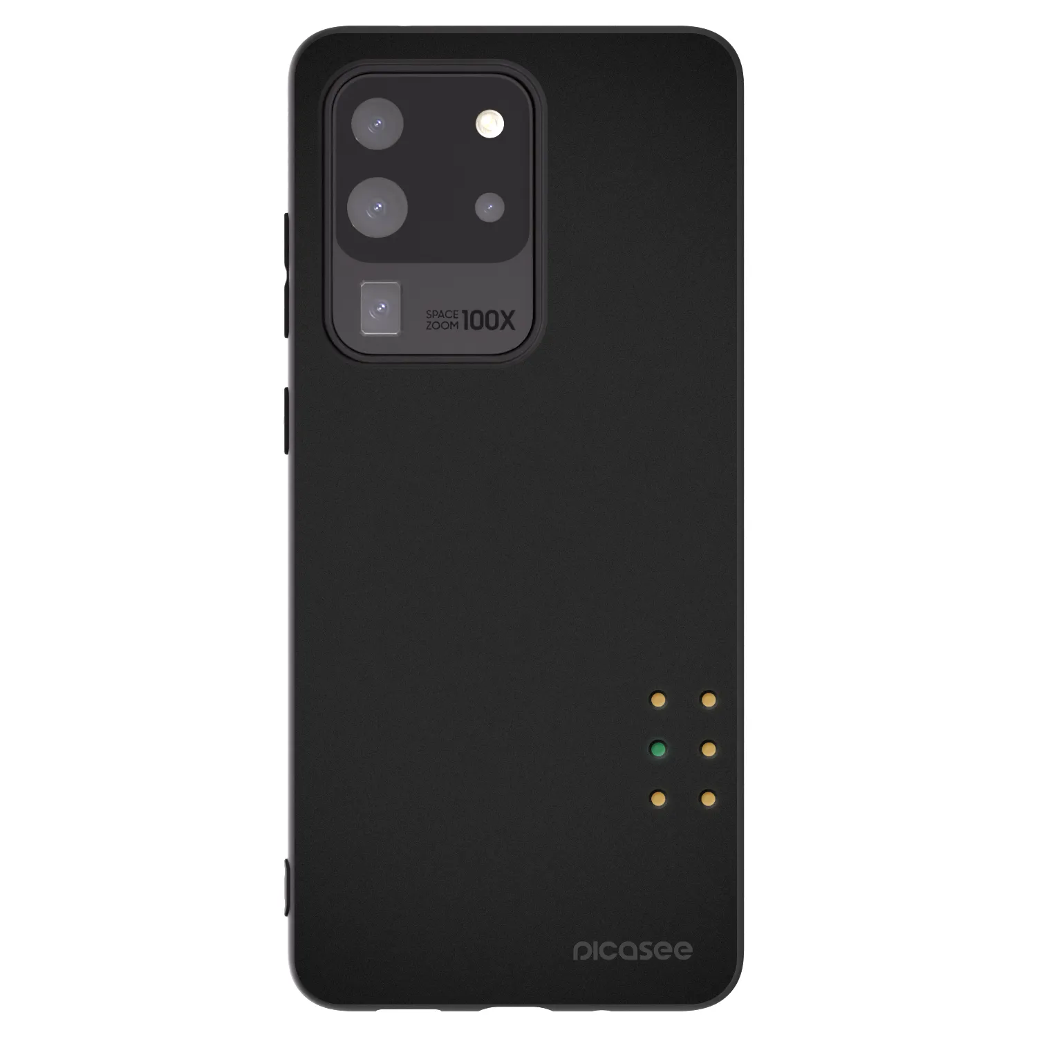 Picasee silikonowe czarne etui na Samsung Galaxy S20 Ultra 5G G988F - Pulse