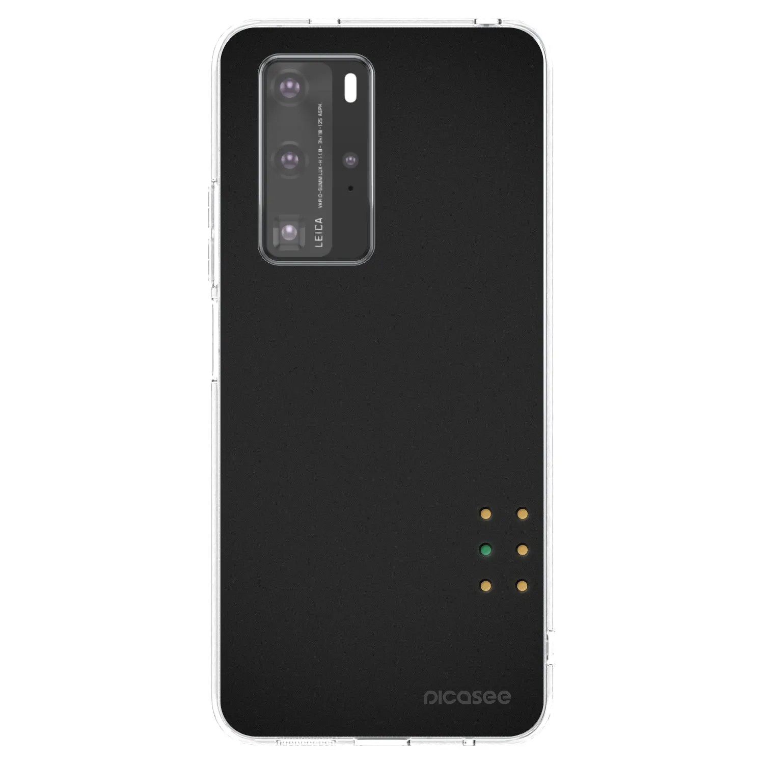 Picasee silikonowe przeźroczyste etui na Huawei P40 Pro - Pulse