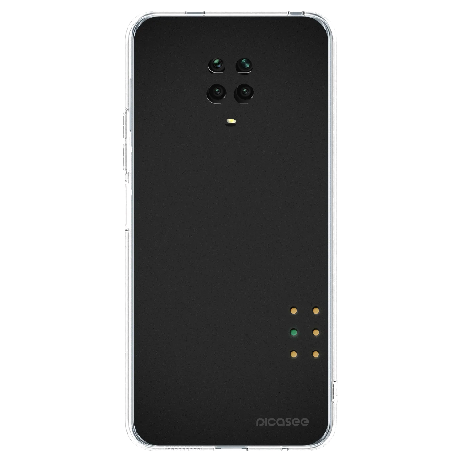 Picasee silikonowe przeźroczyste etui na Xiaomi Redmi Note 9 Pro - Pulse