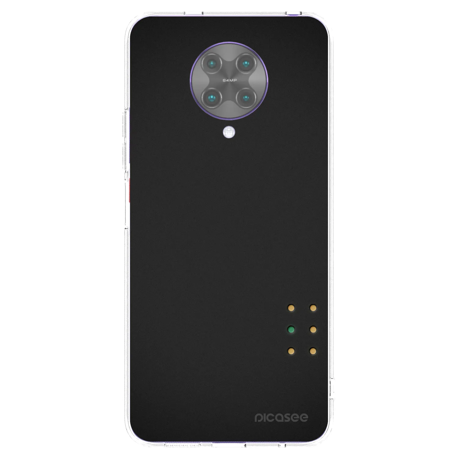 Picasee silikonowe przeźroczyste etui na Xiaomi Poco F2 Pro - Pulse