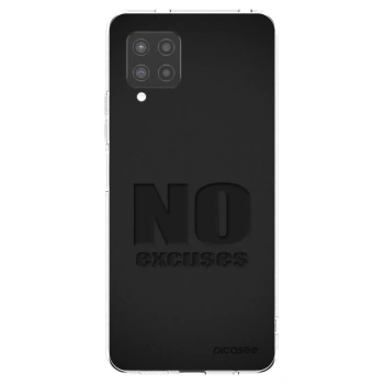 Picasee silikonowe przeźroczyste etui na Samsung Galaxy A42 A426B - No Excuses